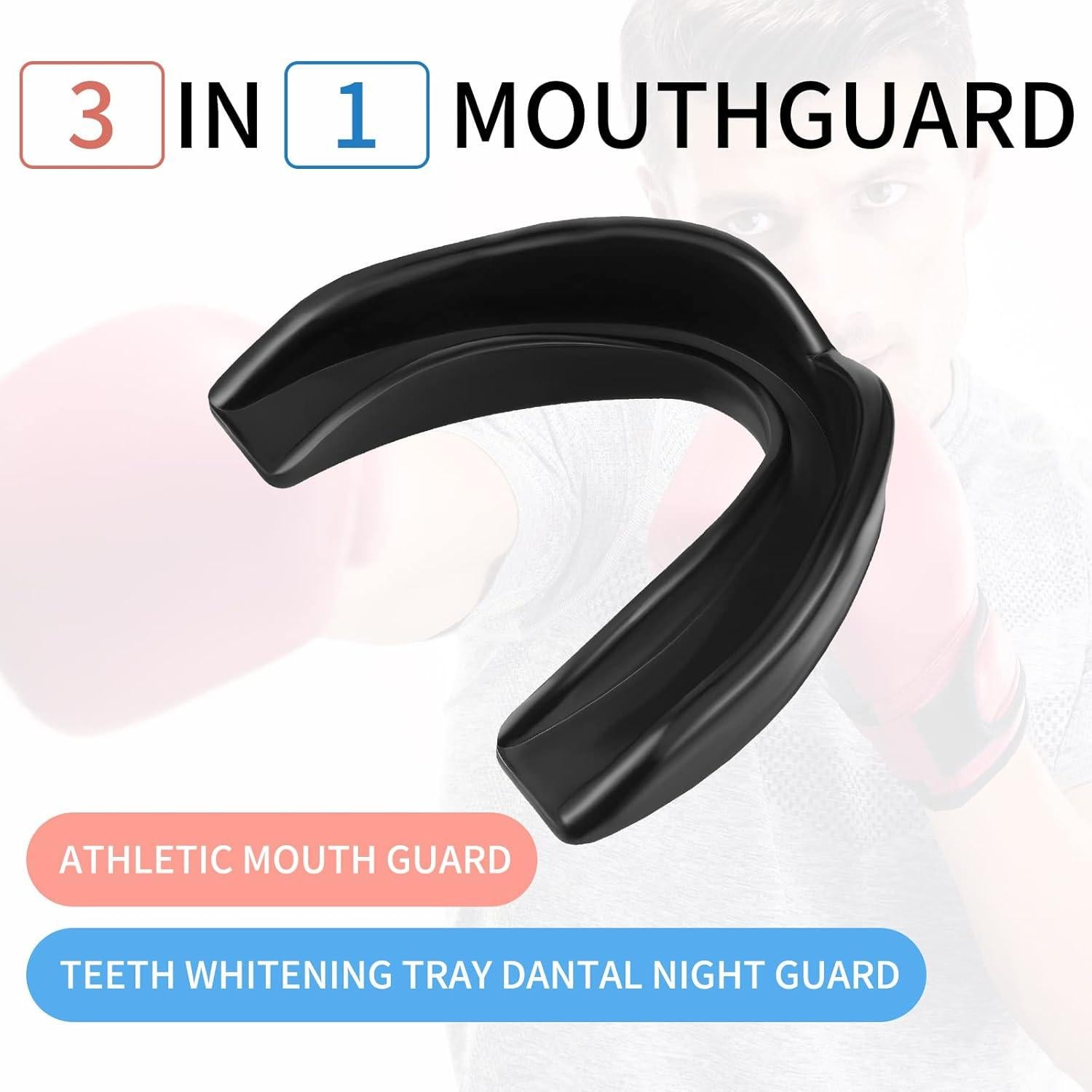 Frienda 5 Protectores Bucales Deportivos para Boxeo y Fútbol