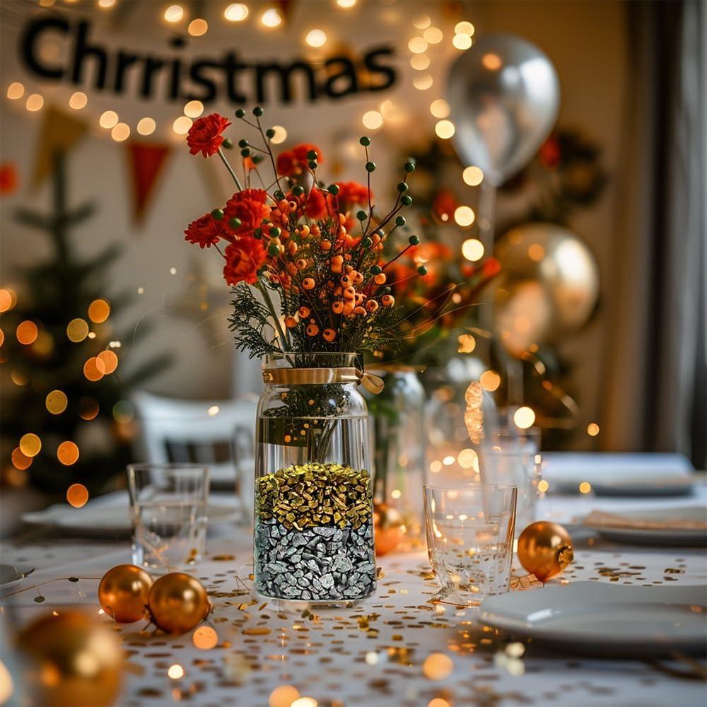 Relleno de Jarrón HappyFiller 0.37 kg Grava Plateada 3-12mm