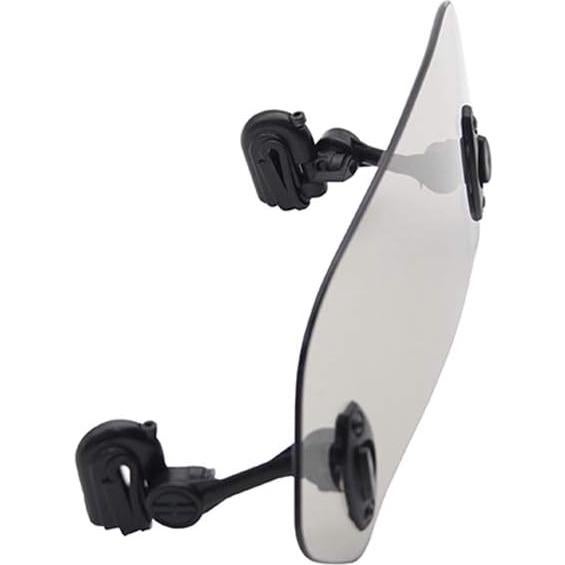 Parabrisas Extensible Ajustable Evomosa para Motocicleta Gris