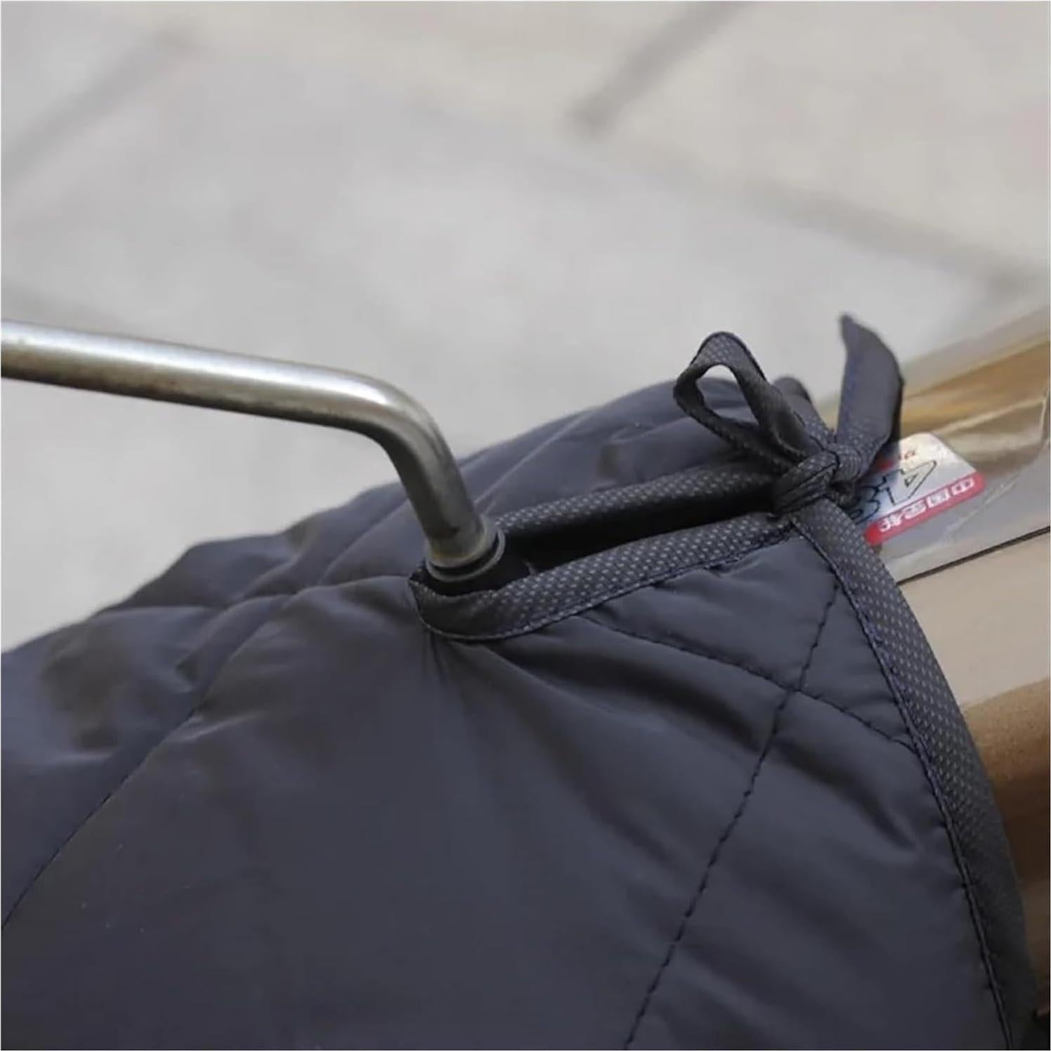 Cubiertas de Manillar de Motocicleta ZXDdxjiu Acolchadas Negras