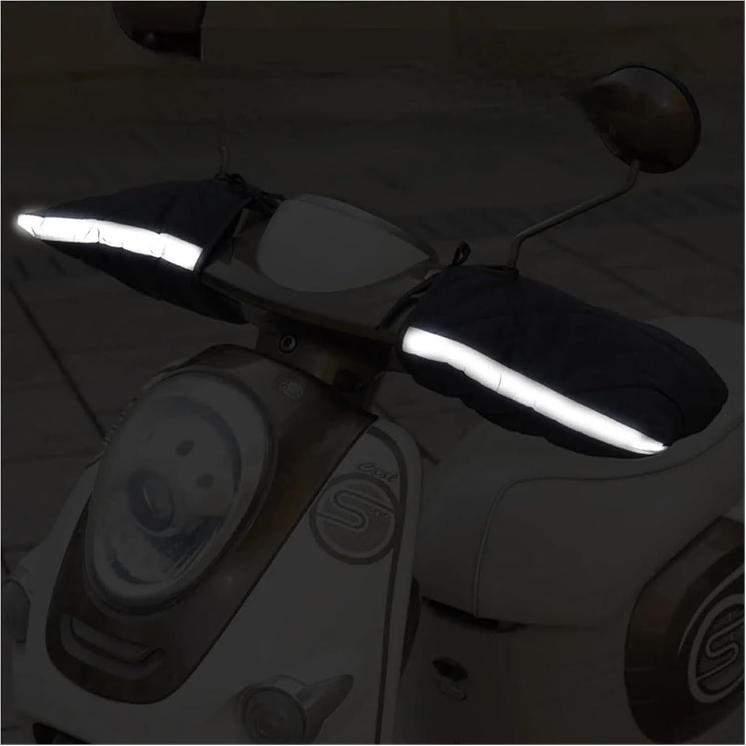 Cubiertas de Manillar de Motocicleta ZXDdxjiu Acolchadas Negras