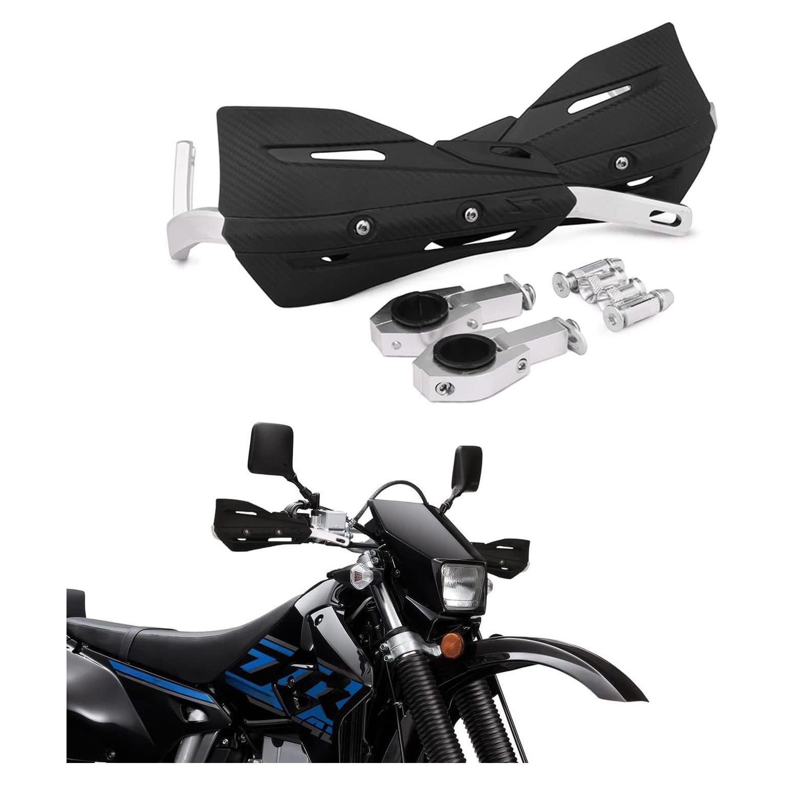 Protectores de Manos JFG RACING para Motocicleta - Aluminio Negro