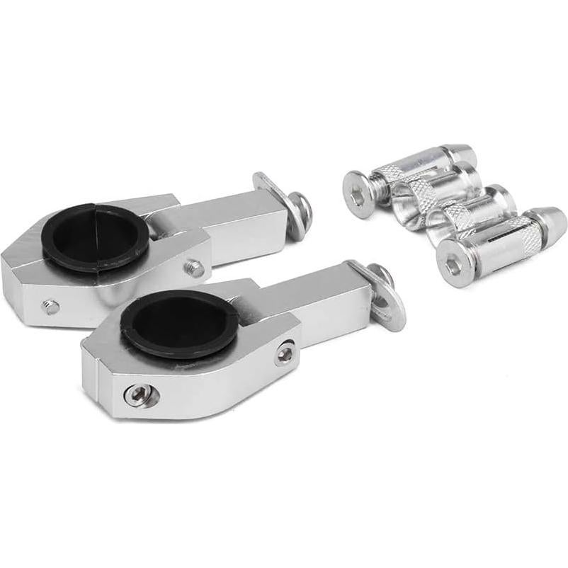 Protectores de Manos JFG RACING para Motocicleta - Aluminio Negro