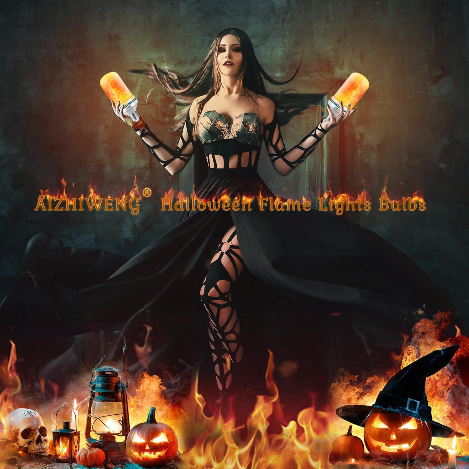 Bombillas LED de Llama Aizhiweng E26 2 Pcs - Efecto Realista