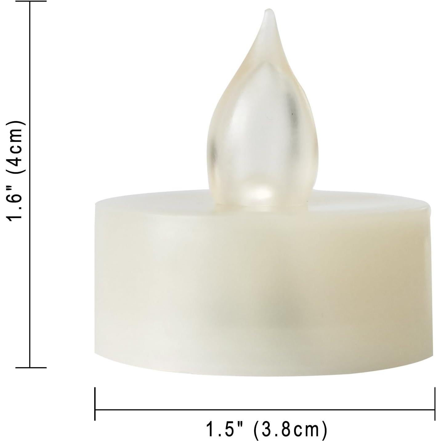 iZAN 6 Velas LED Sin Llama con Control Remoto y Temporizador