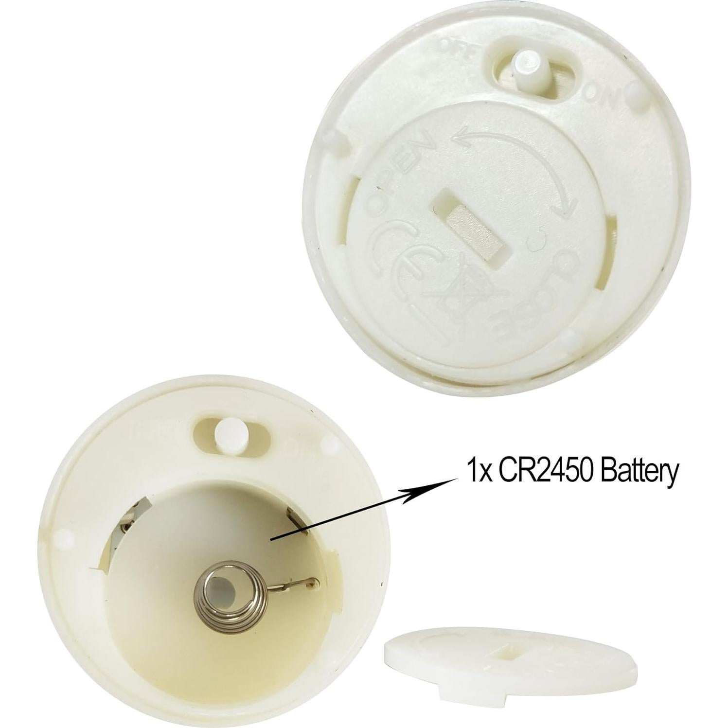 iZAN 6 Velas LED Sin Llama con Control Remoto y Temporizador