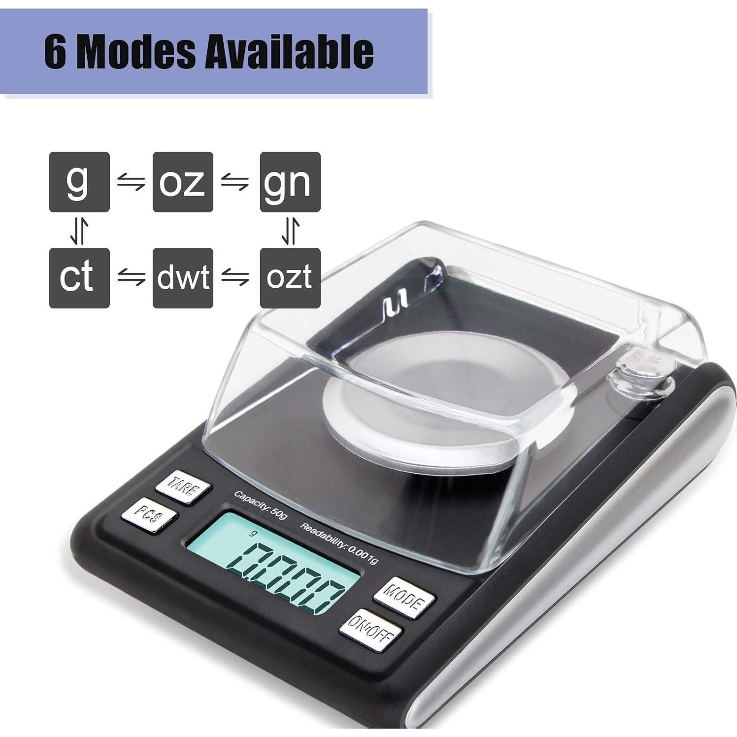 Báscula de Precisión Fuzion KL7 50g/0.001g con Accesorios