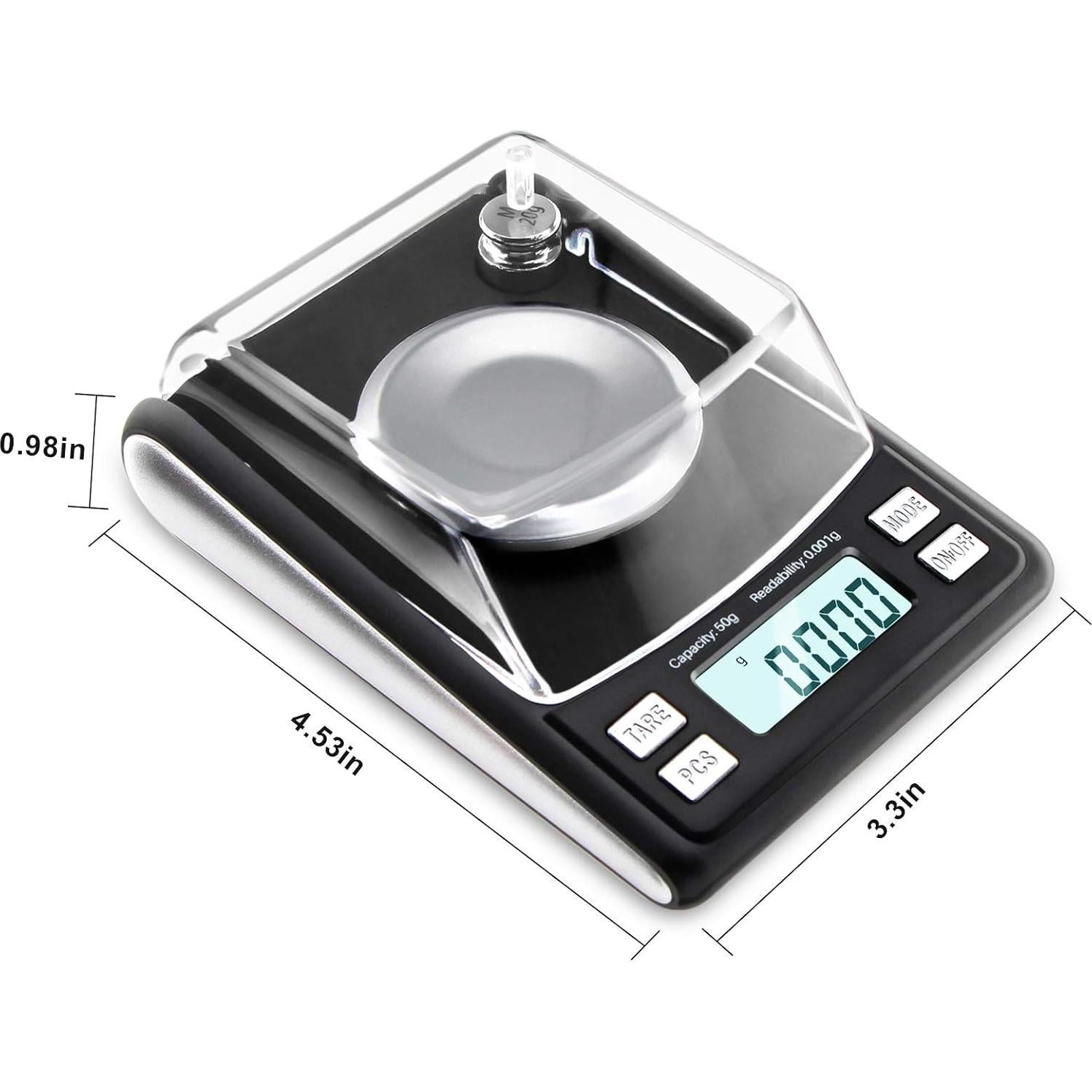 Báscula de Precisión Fuzion KL7 50g/0.001g con Accesorios