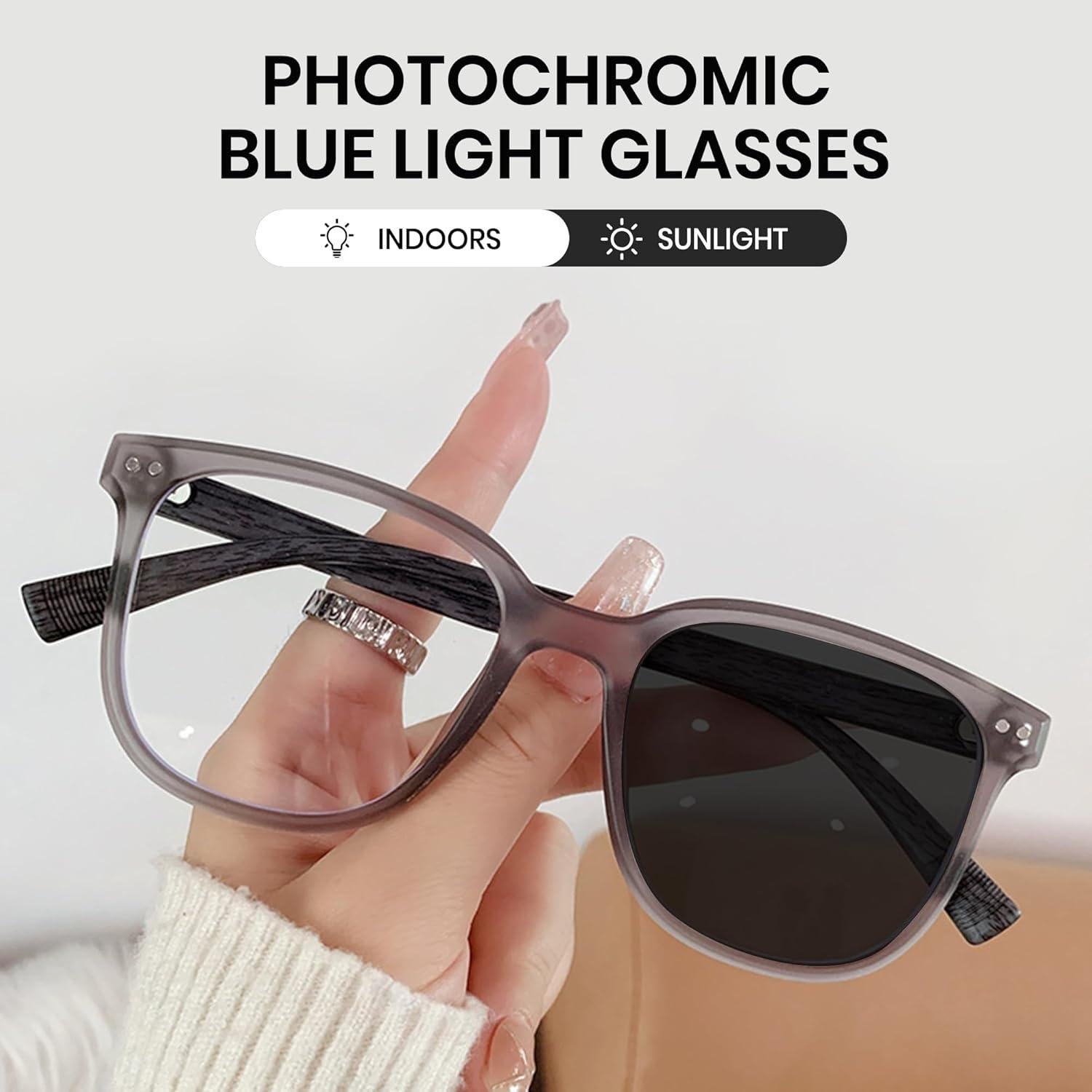 Gafas Fotoquímicas Cyxus UV y Luz Azul para Mujeres y Hombres