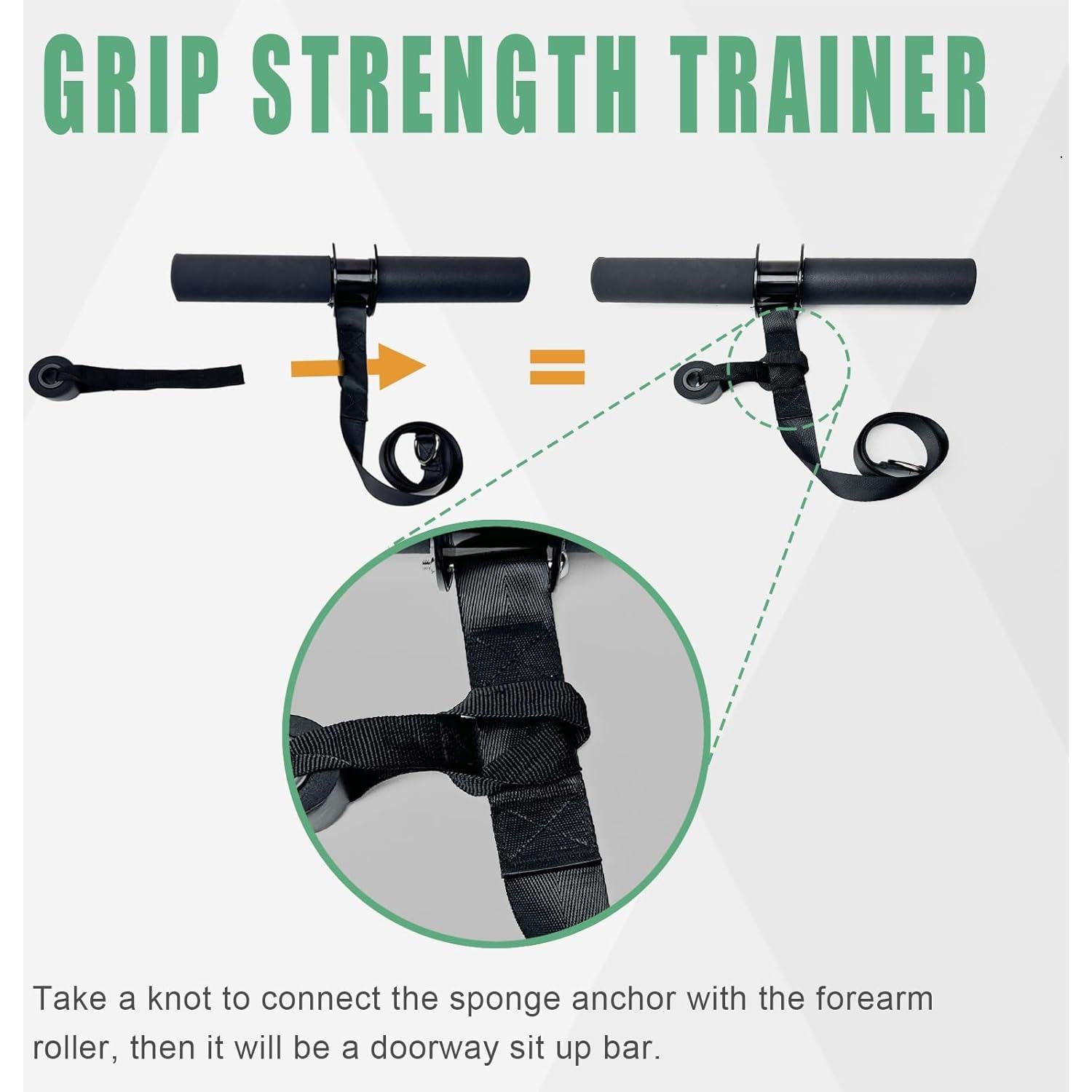 Rodillo de Fortalecimiento de Antebrazo KORIKAHM 1.61kg