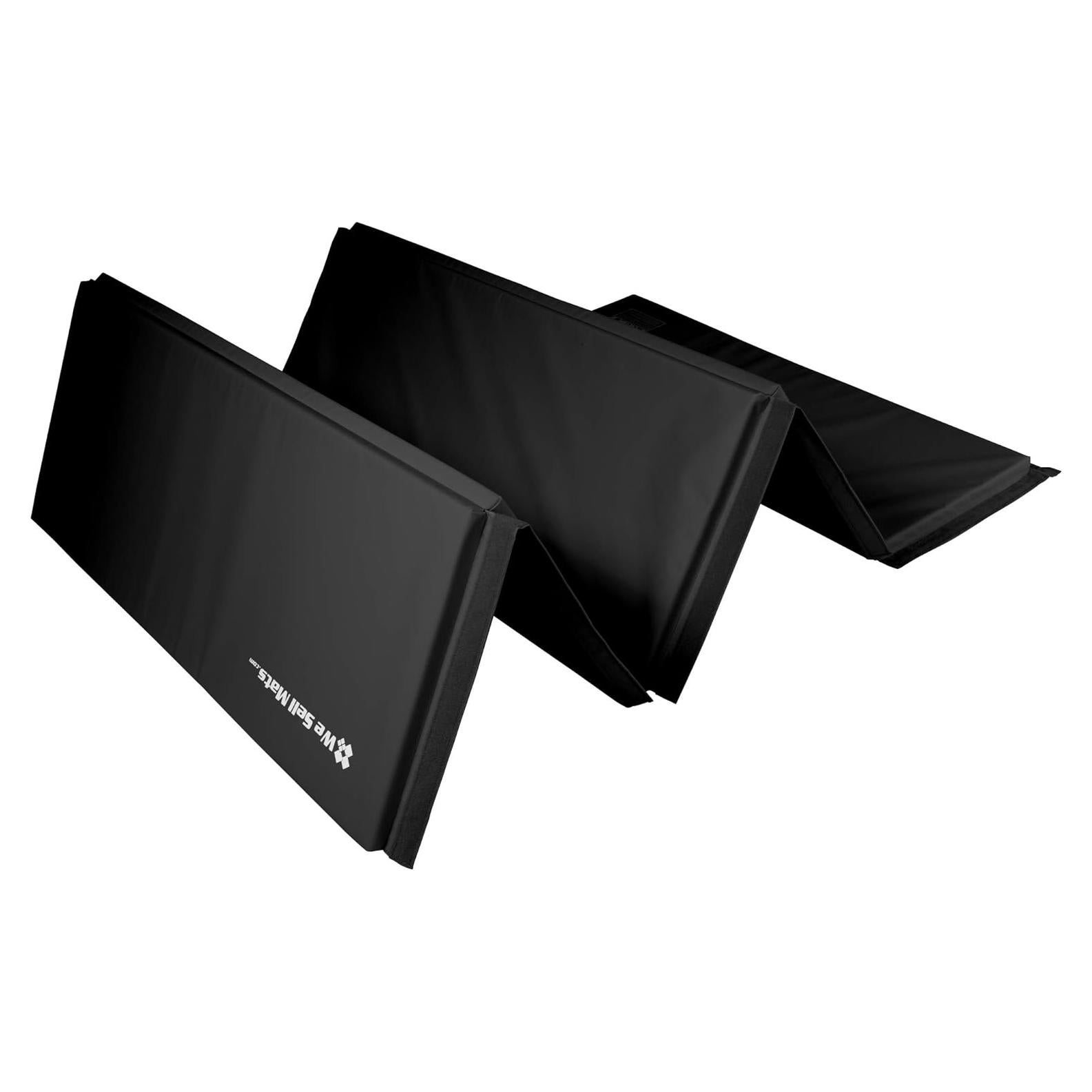 Colchoneta de Gimnasia Plegable We Sell Mats 5x10 ft Negra