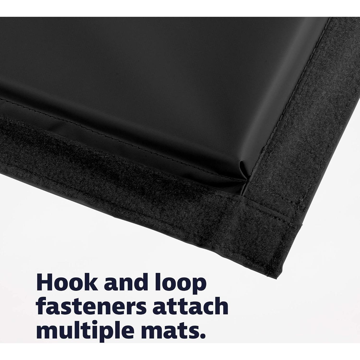 Colchoneta de Gimnasia Plegable We Sell Mats 5x10 ft Negra