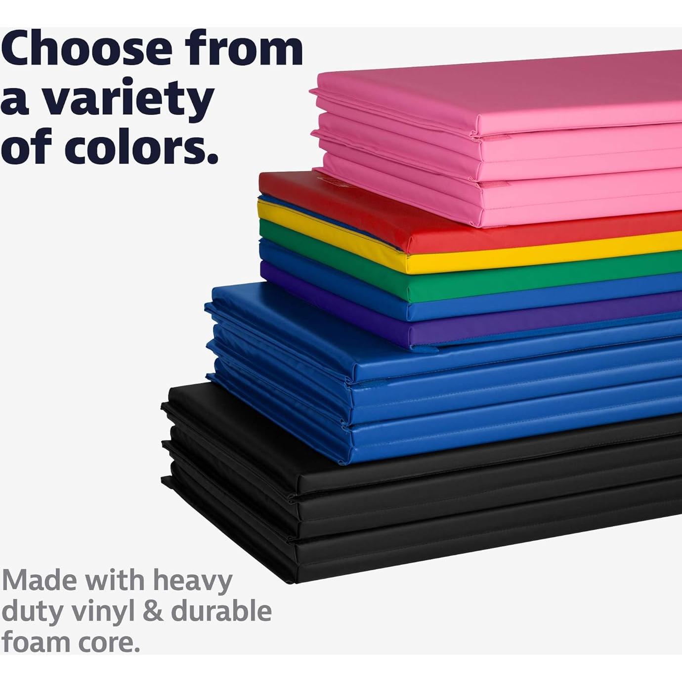 Colchoneta de Gimnasia Plegable We Sell Mats 5x10 ft Negra