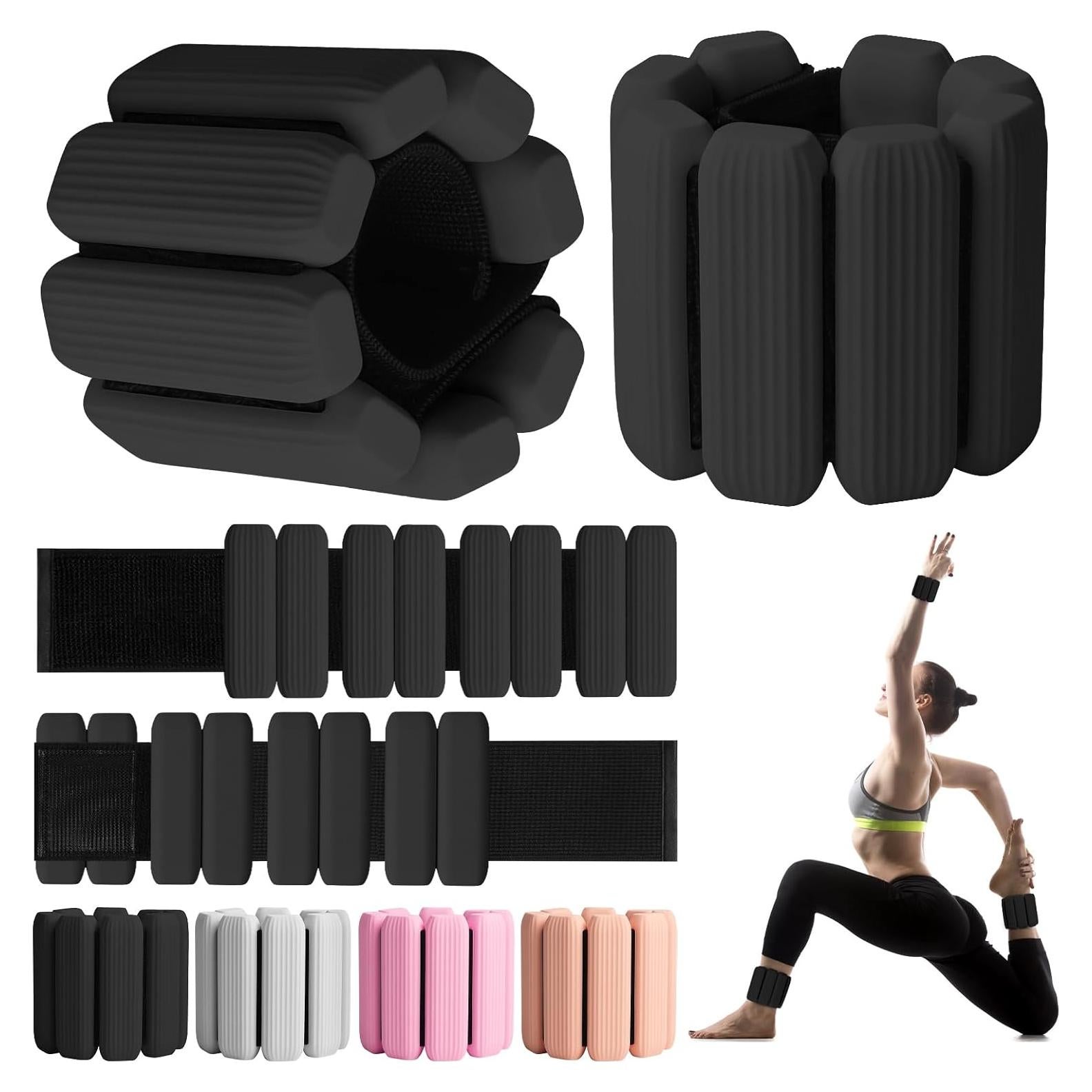 Pesas de Muñeca Ajustables GALLIA 0.91kg para Fitness