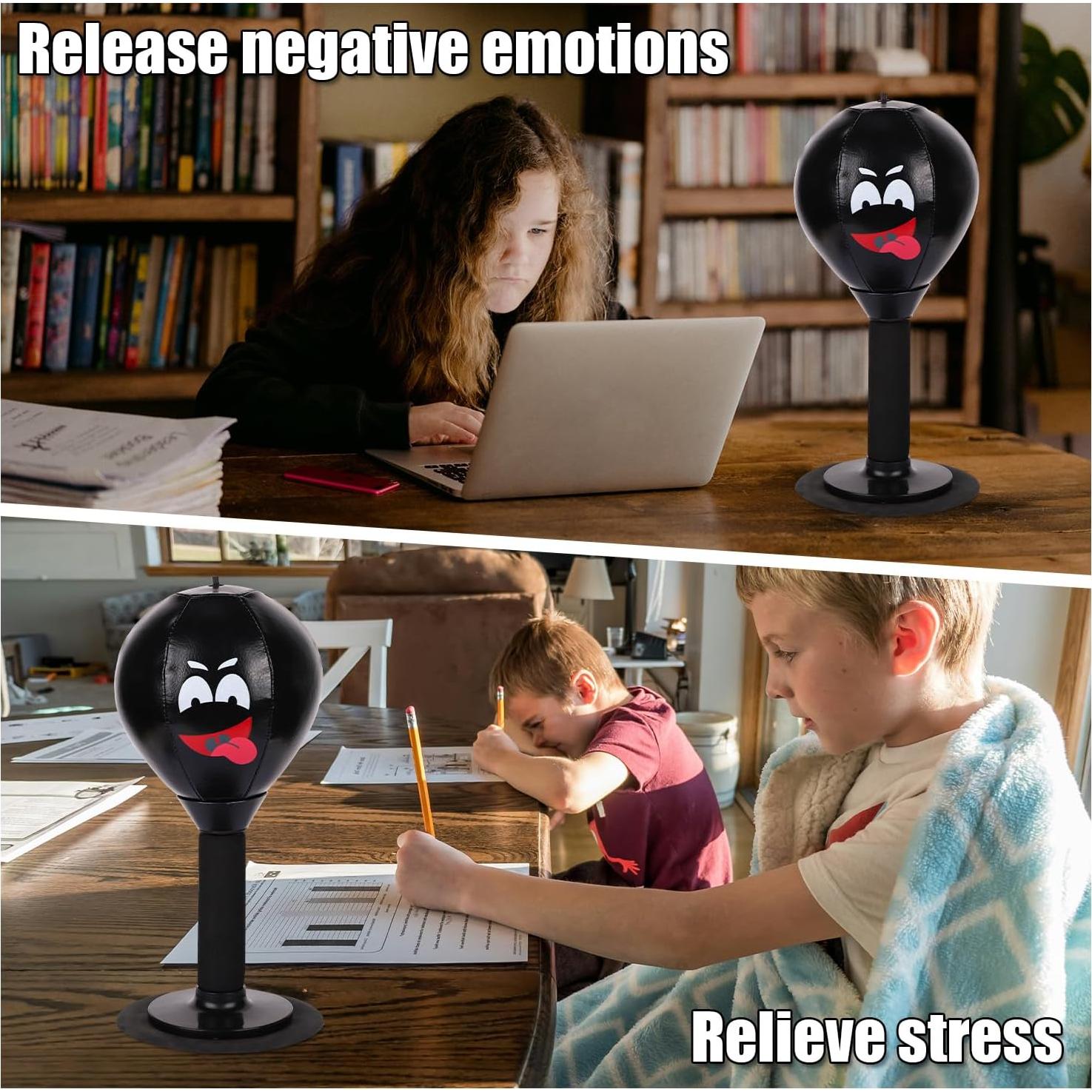 Bolsa de Golpes de Escritorio BOXOB con Ventosa - Alivio de Estrés