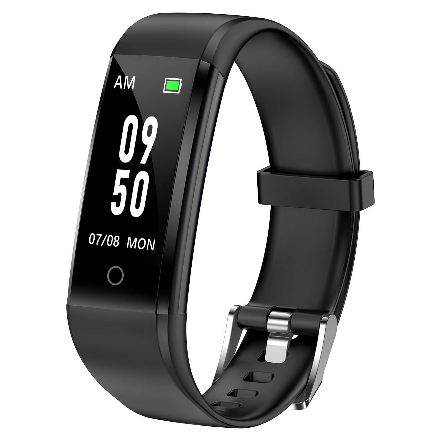 Reloj Pedométrico GRV Sin Bluetooth Negro - Contador de Pasos y Calorías
