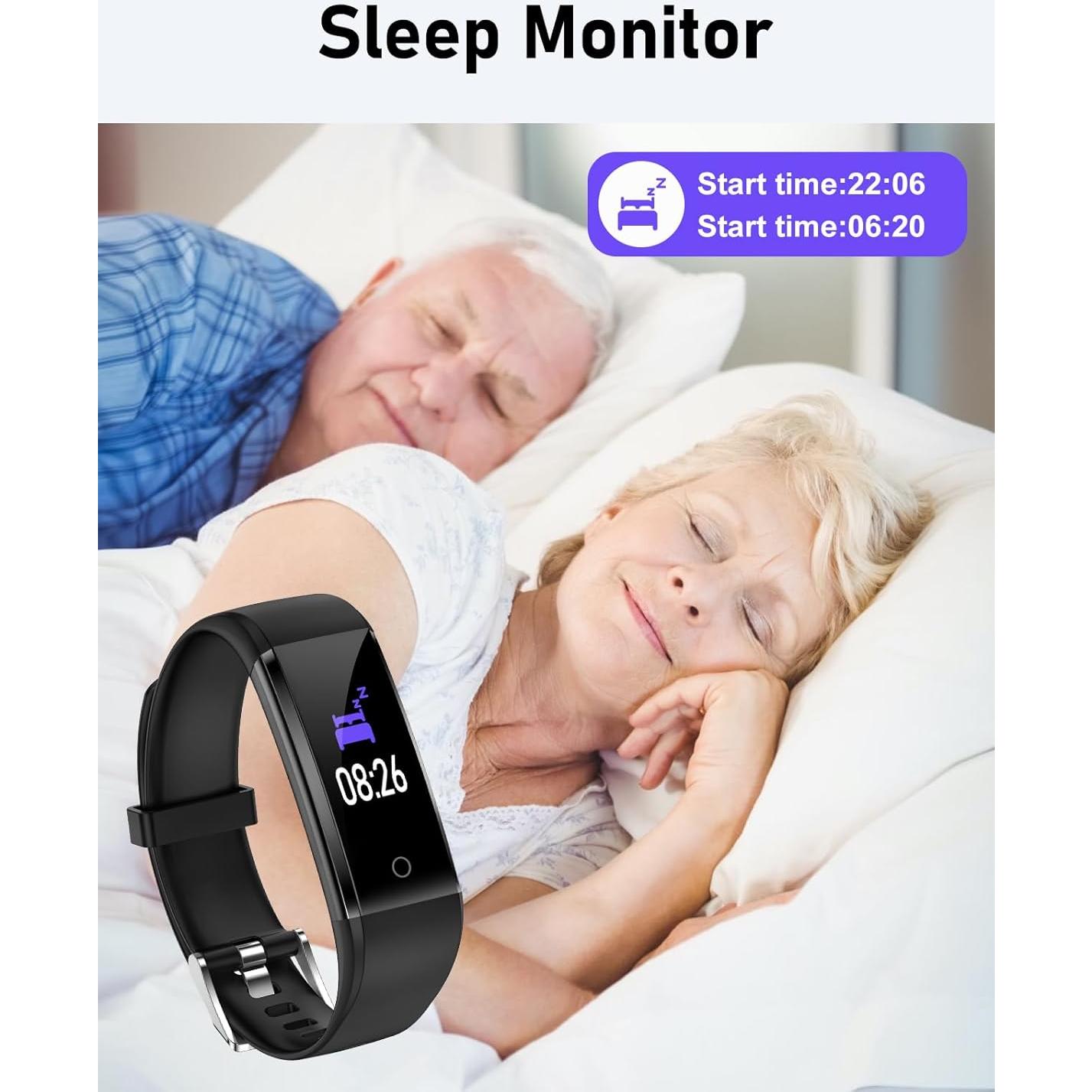 Reloj Pedométrico GRV Sin Bluetooth Negro - Contador de Pasos y Calorías