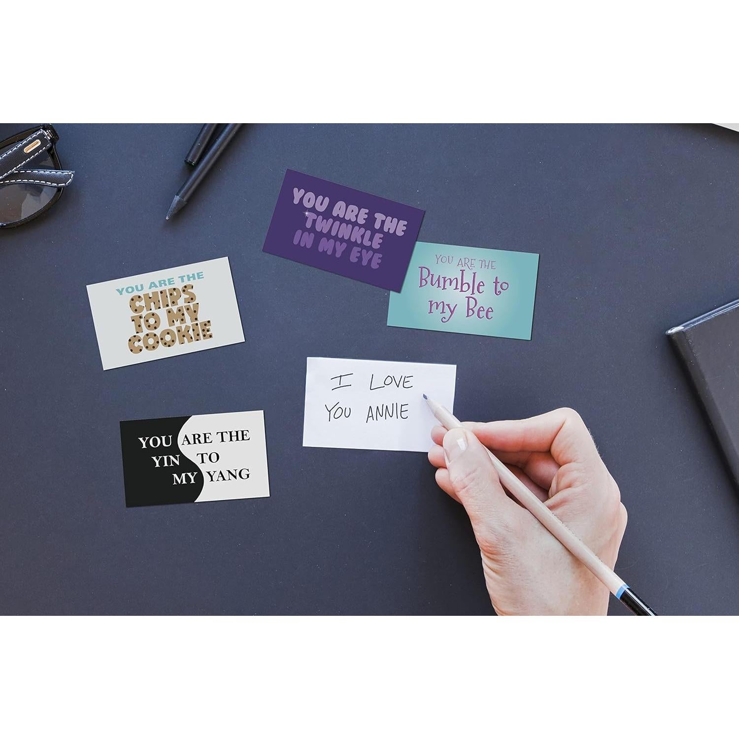 Tarjetas de Amor Focus and Zeal - 30 pcs, 7.6x12.7 cm