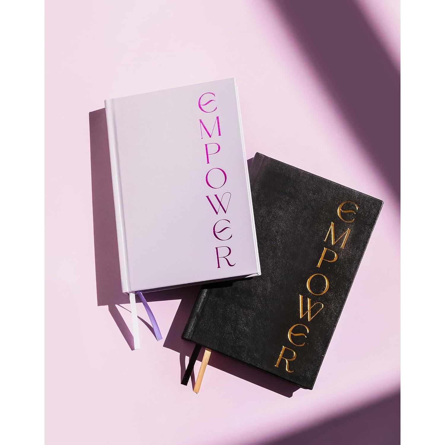 Diario de Salud Mental GLOW QUEST A5 Negro - Prompts Guiados