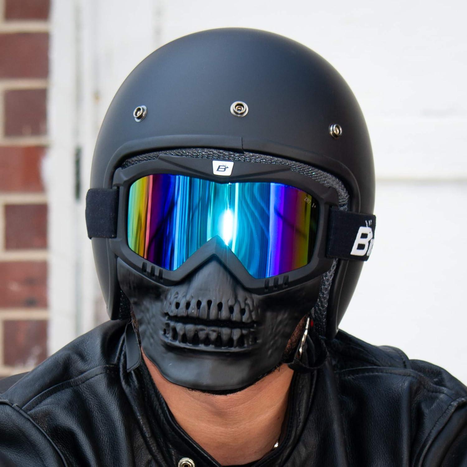 Gafas de Protección Skullbird Birdz con Máscara Facial y Lentes UV