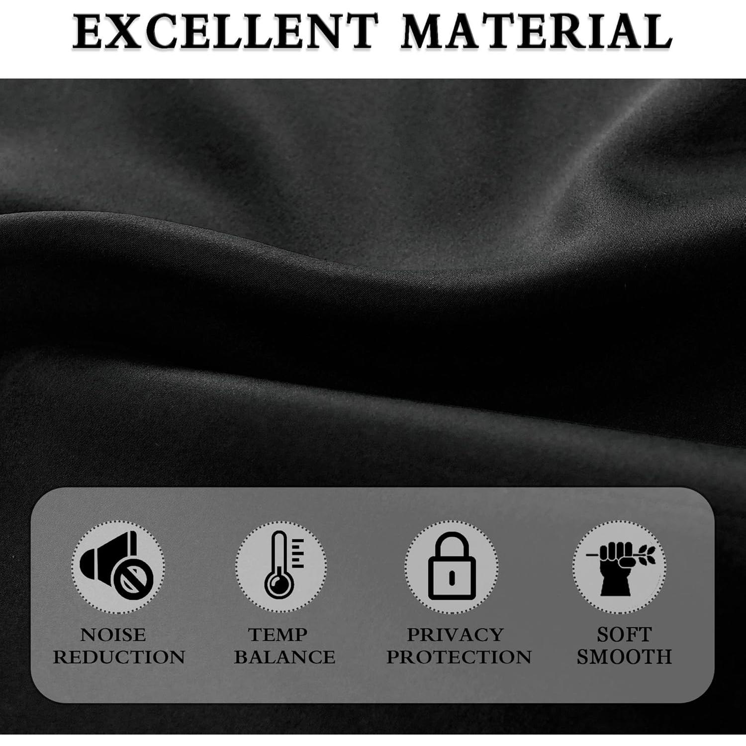 Cortinas Blackout DONREN 61x51 cm - 2 Paneles Aislantes