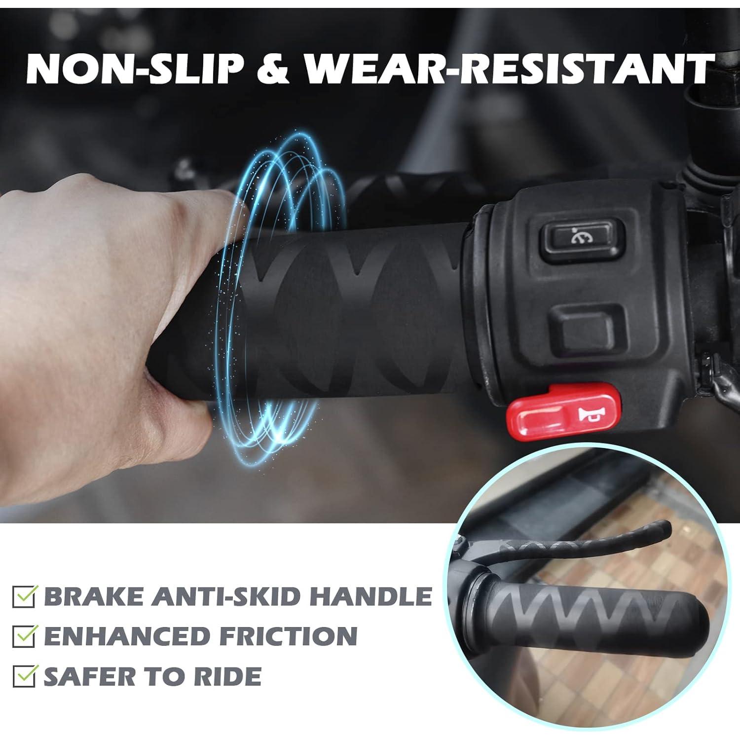 Manga de Agarre Antideslizante WALLFID para Motocicleta 17.4x11.7cm