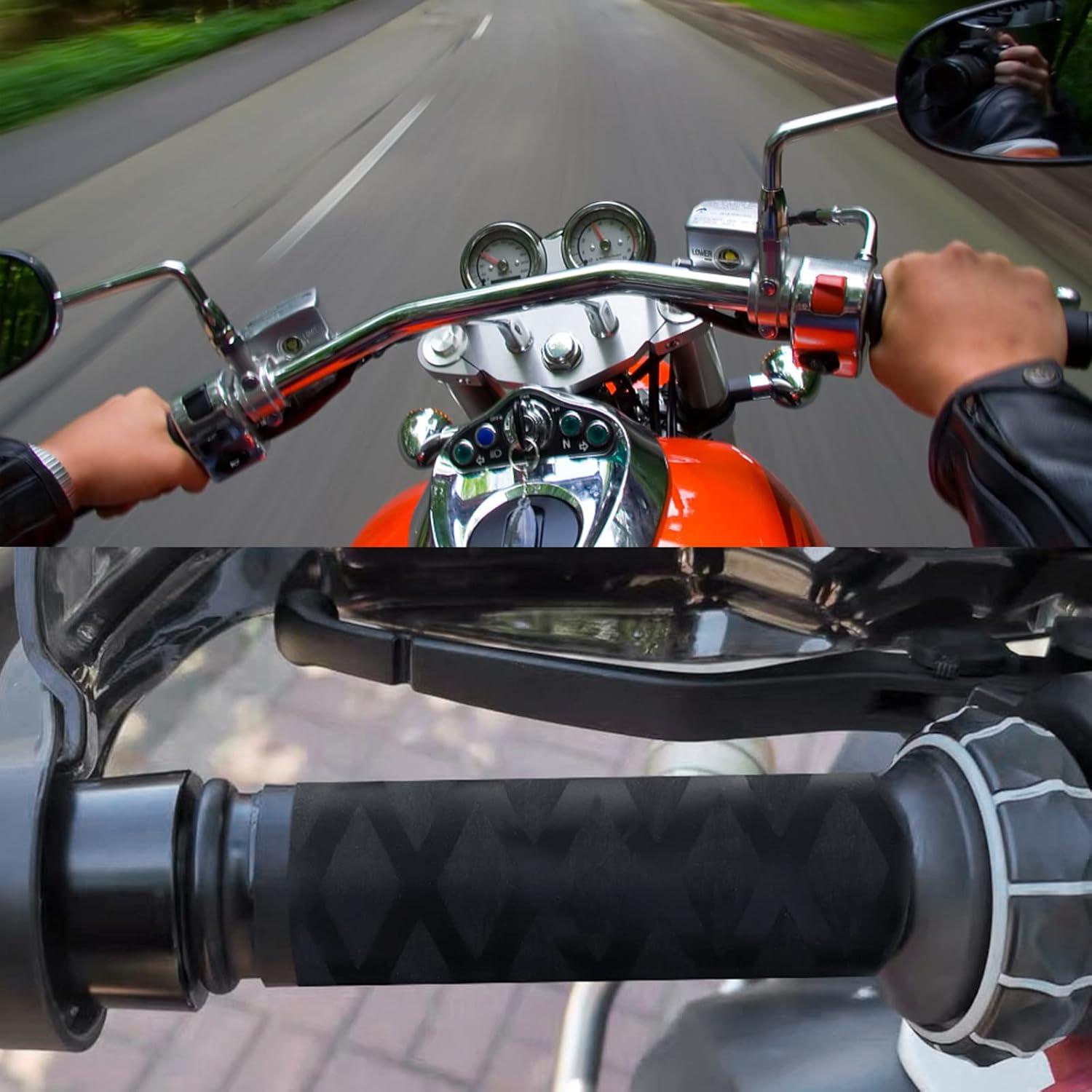 Manga de Agarre Antideslizante WALLFID para Motocicleta 17.4x11.7cm