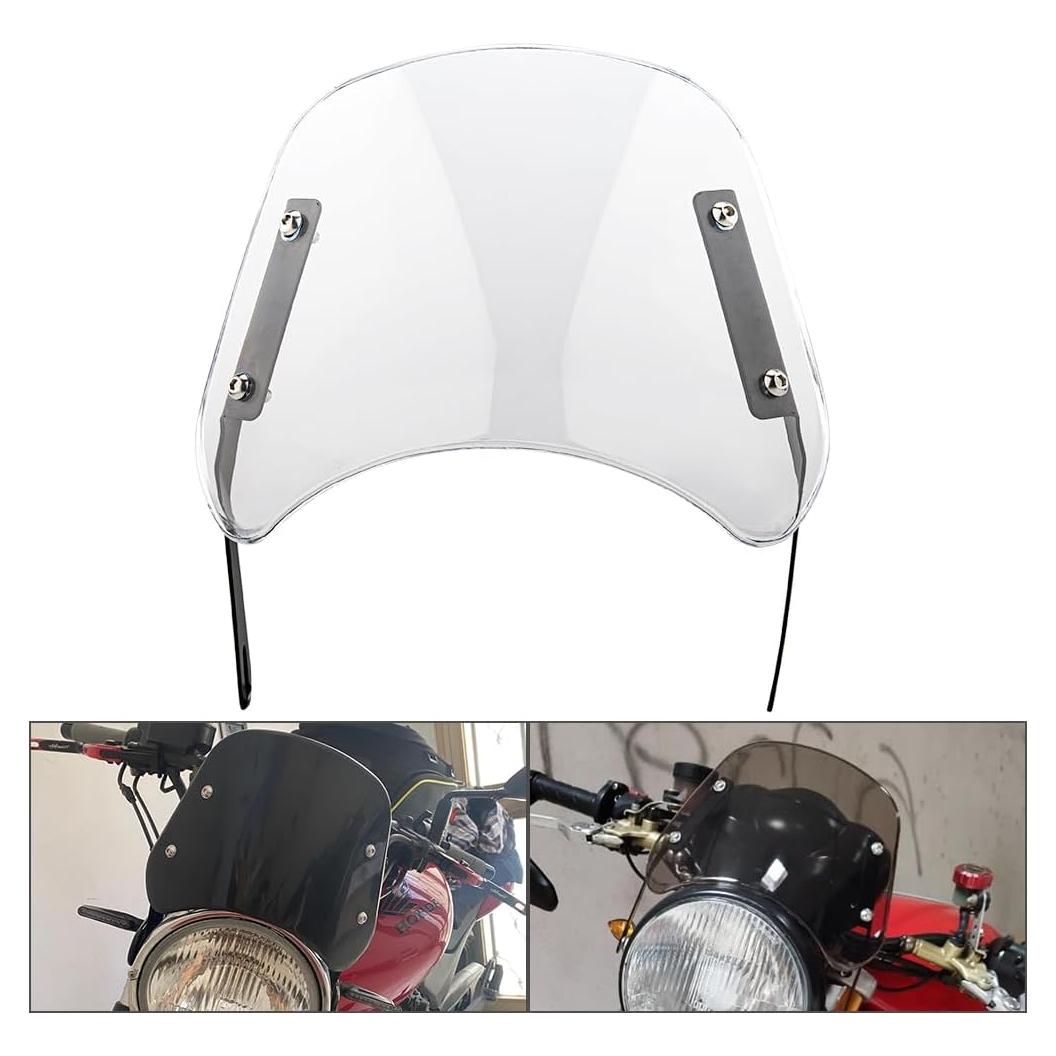 Deflector de Viento Universal KICRY para Motocicleta 24x19 cm