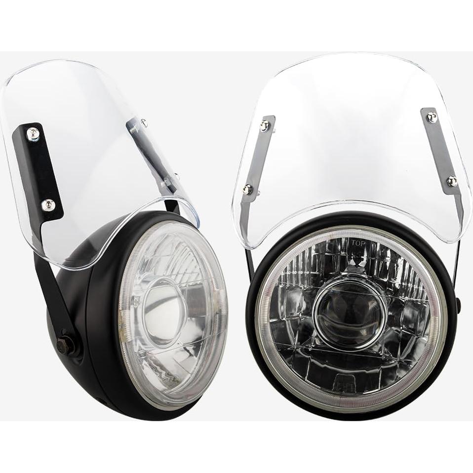 Deflector de Viento Universal KICRY para Motocicleta 24x19 cm