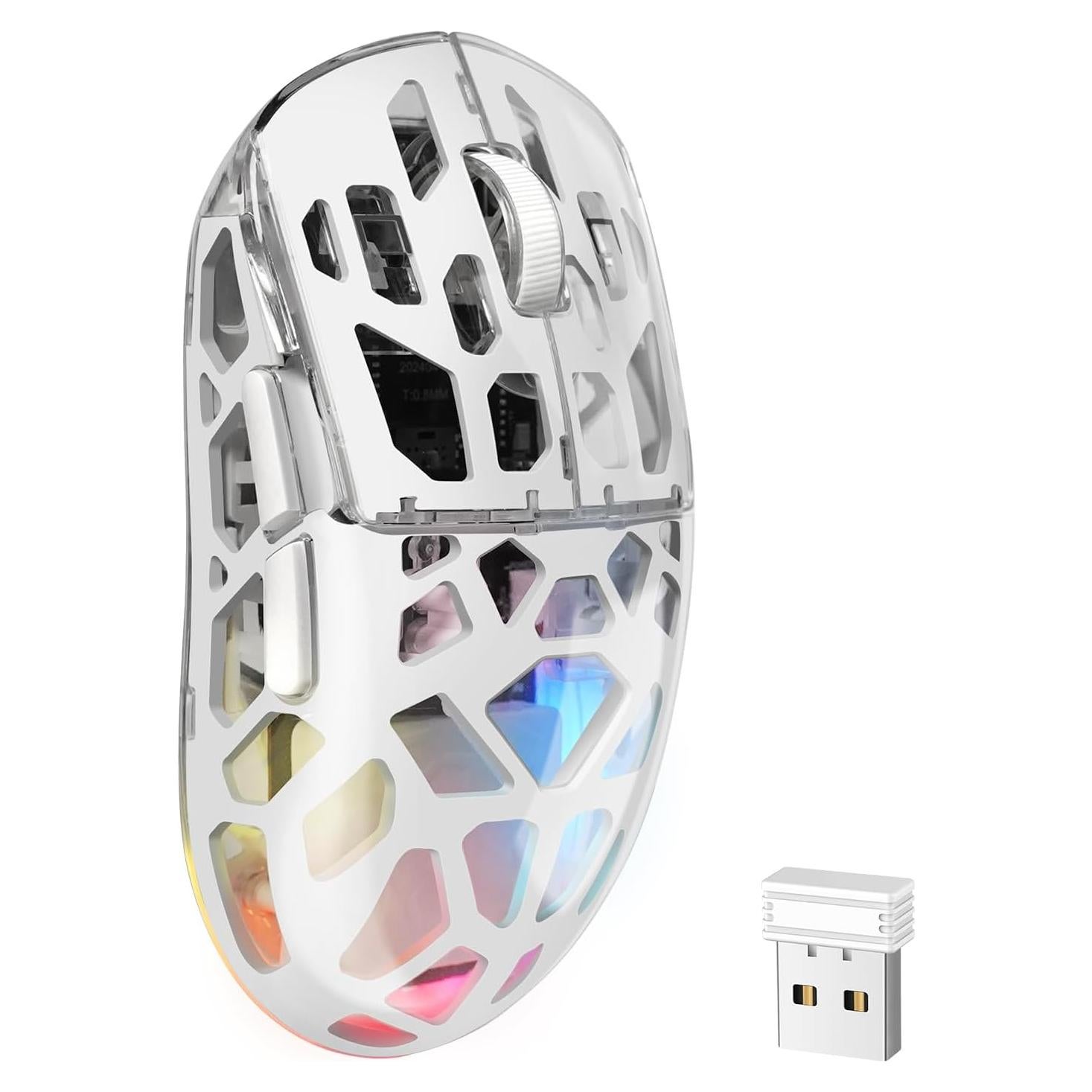 Ratón Gaming YPBDAN KM-2 Inalámbrico RGB 11 Luces