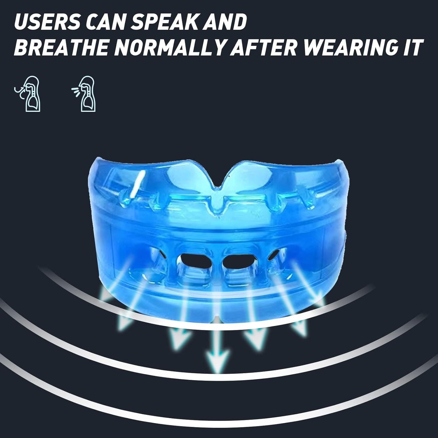 Paquete de 3 Protectores Bucales YAFIYGI para Niños Azul