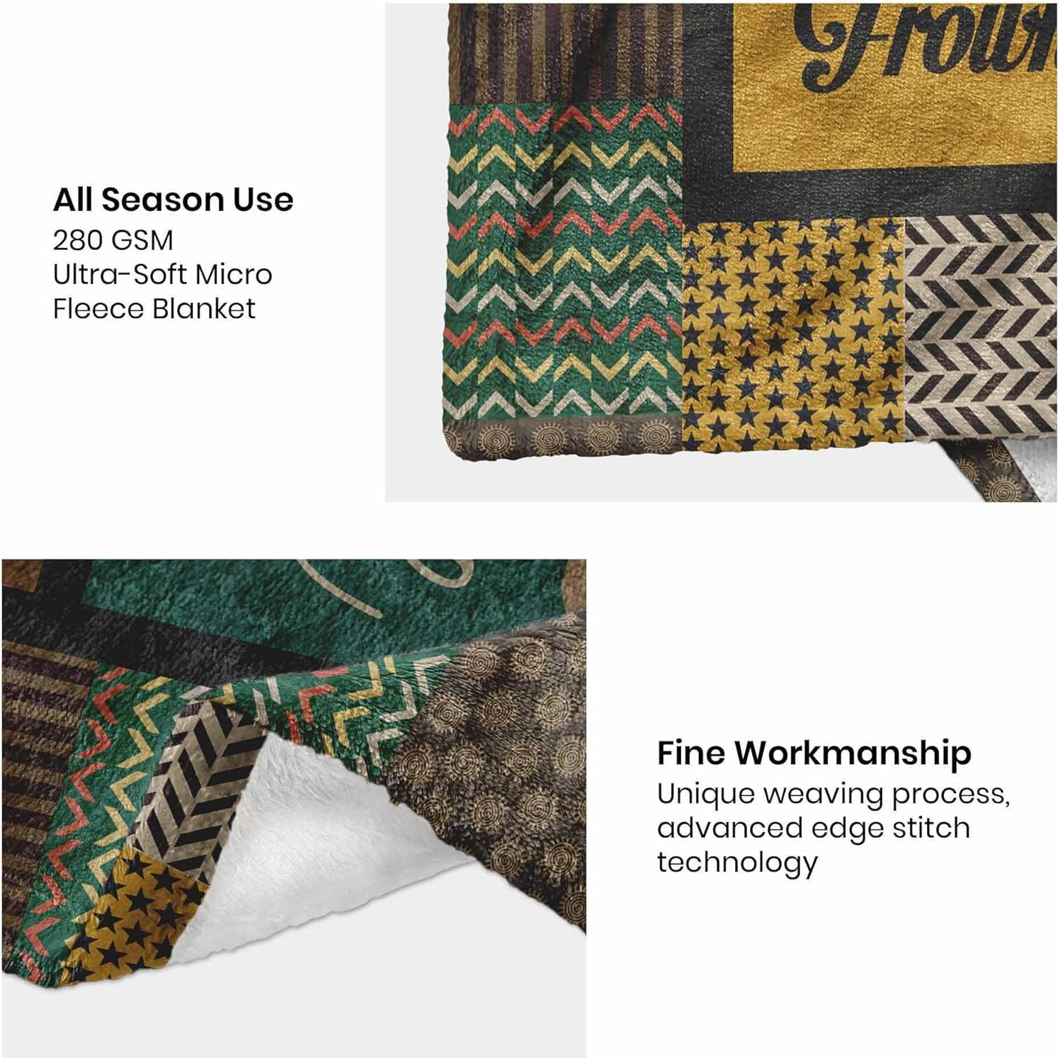 Manta de Yoga IWADNYI 152.4x127cm Forro Polar Antideslizante