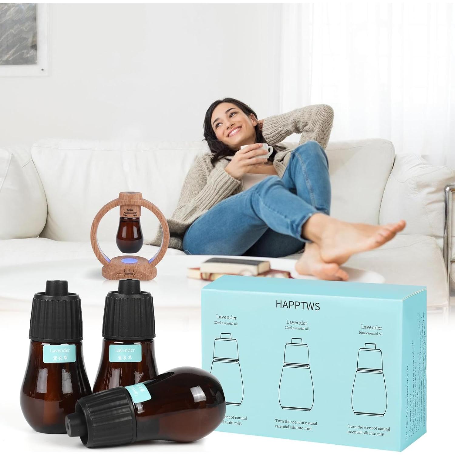 Juego de Aceites Esenciales HAPPTWS Lavanda 720h