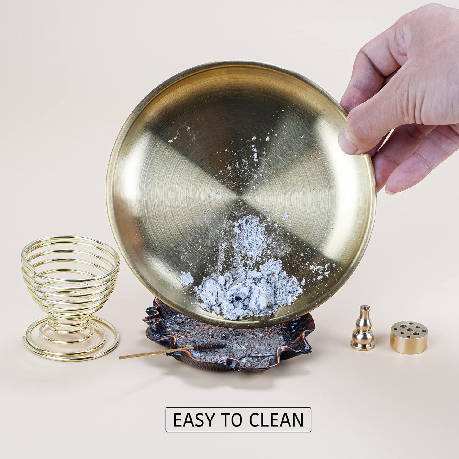 Soporte de Incienso 5 en 1 ZenBless de Latón 14 cm