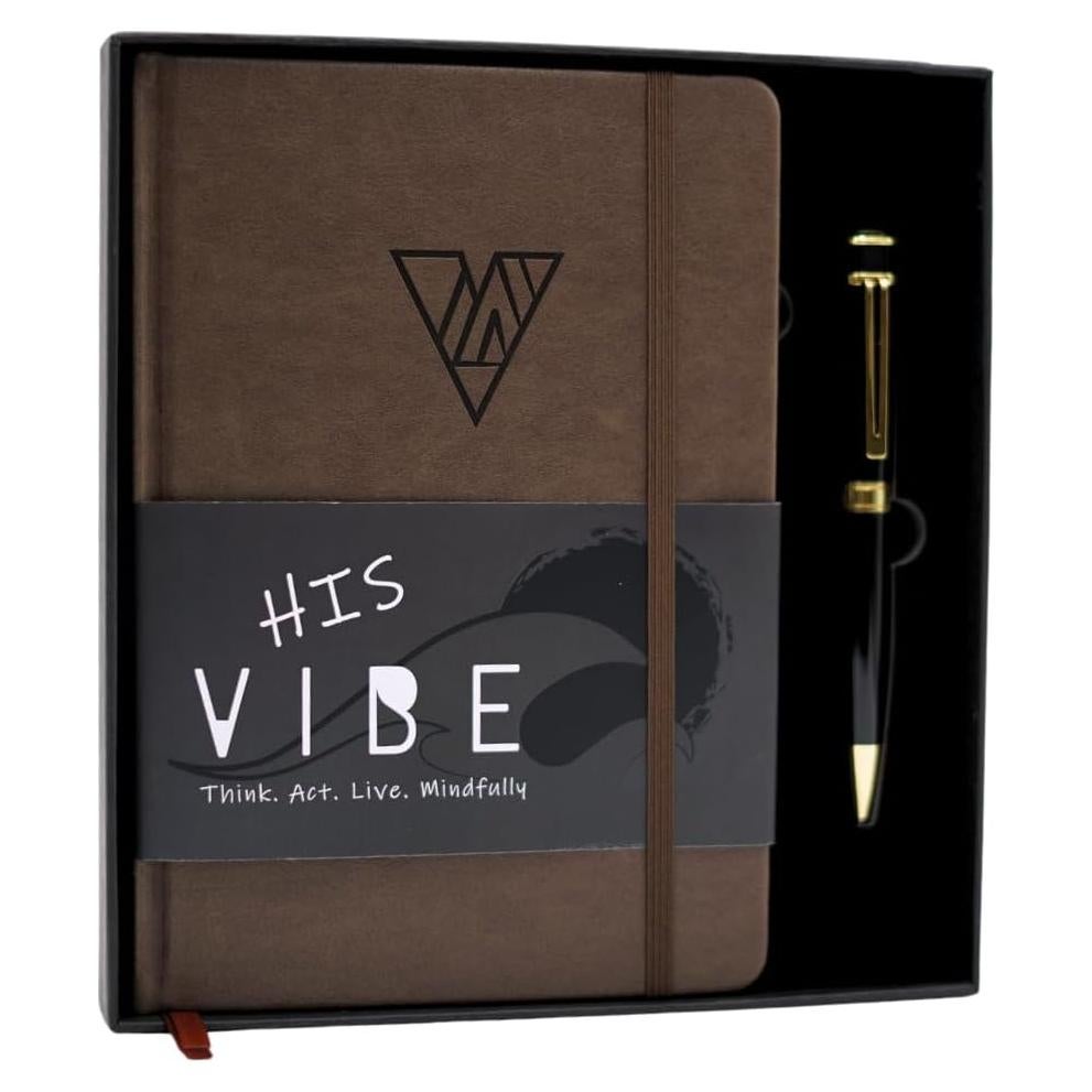 Diario Vibe Simply Zen A5 con Pluma - Mindfulness para Hombres