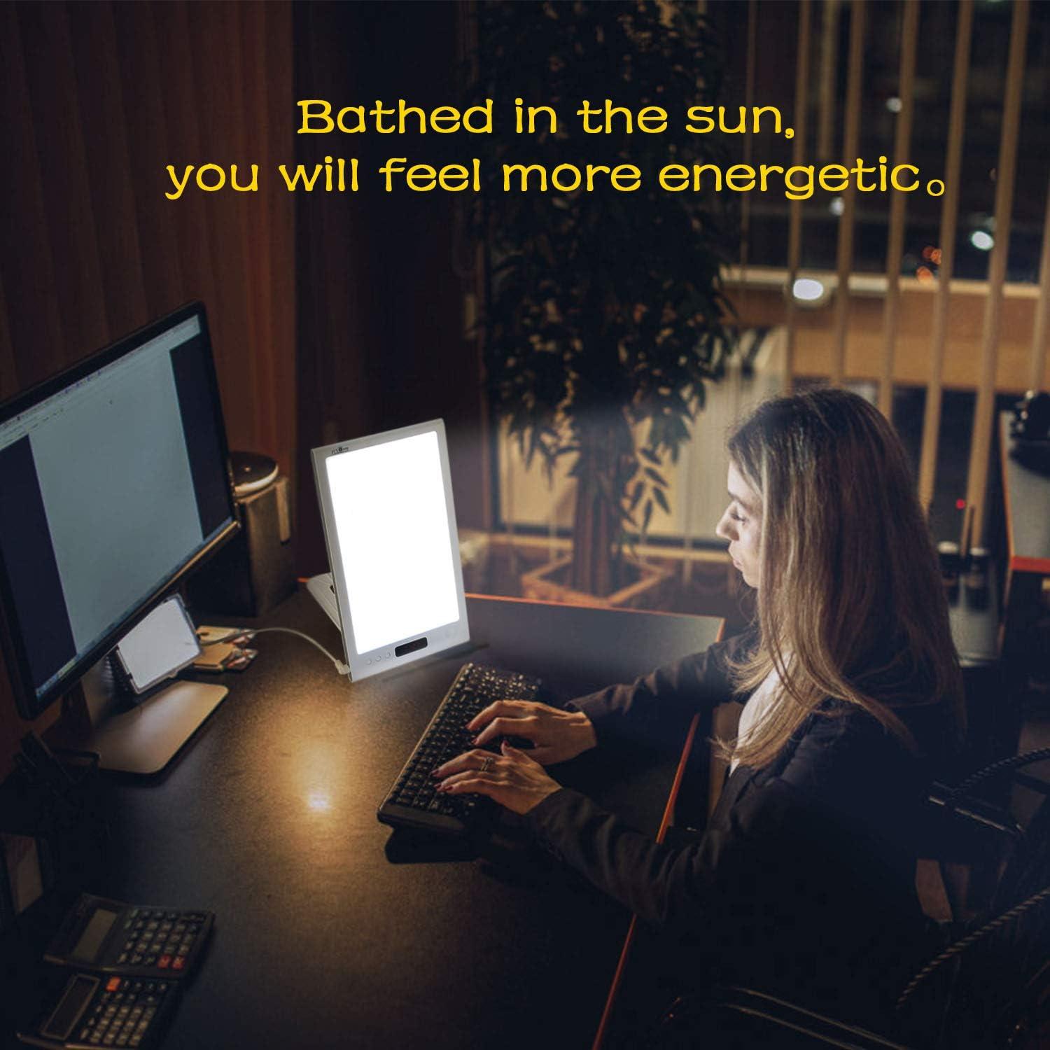 Reloj Despertador Terapéutico SAD-DP_02 con Luz y Sonido