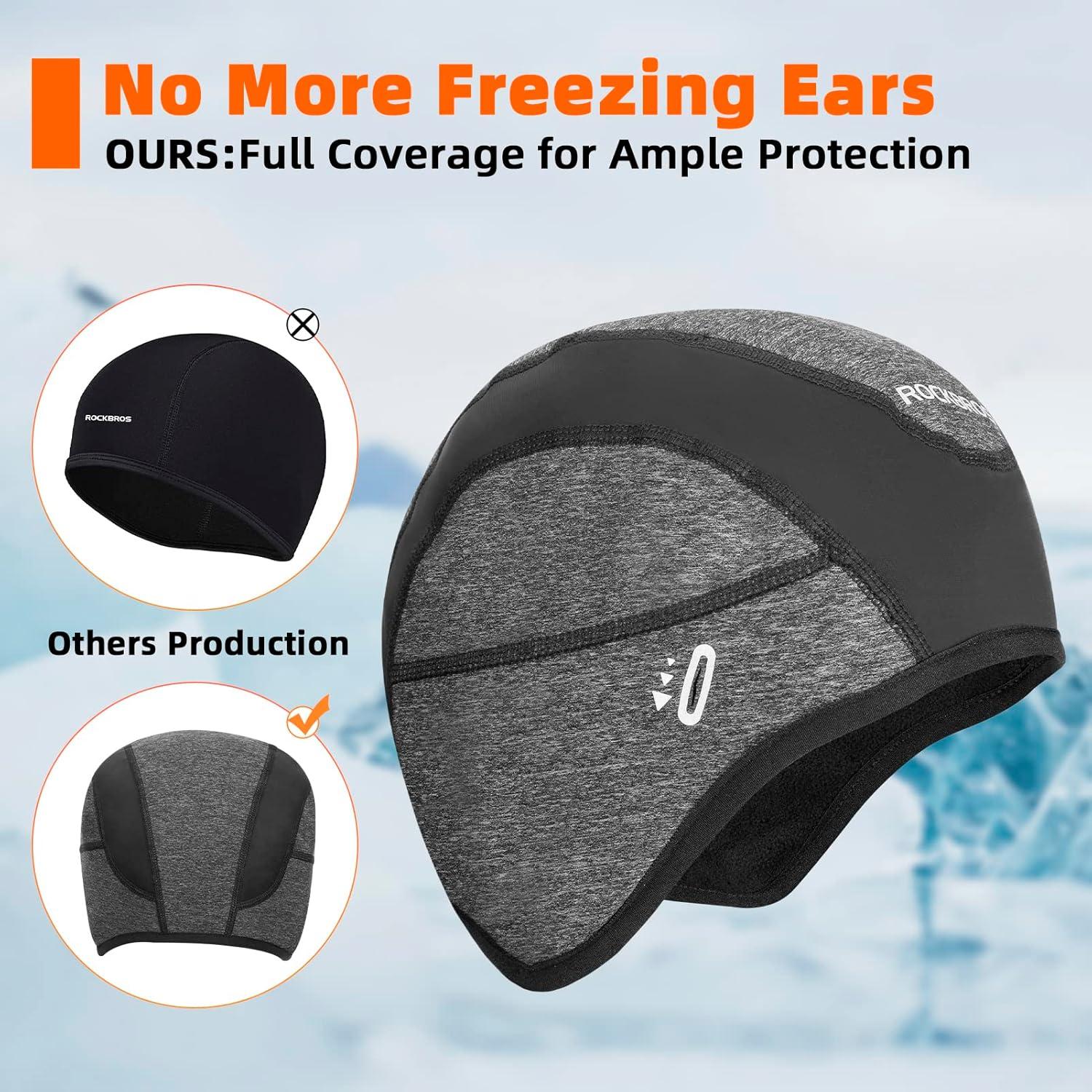 Gorra de Ciclismo ROCKBROS Invierno Unisex a Prueba de Viento