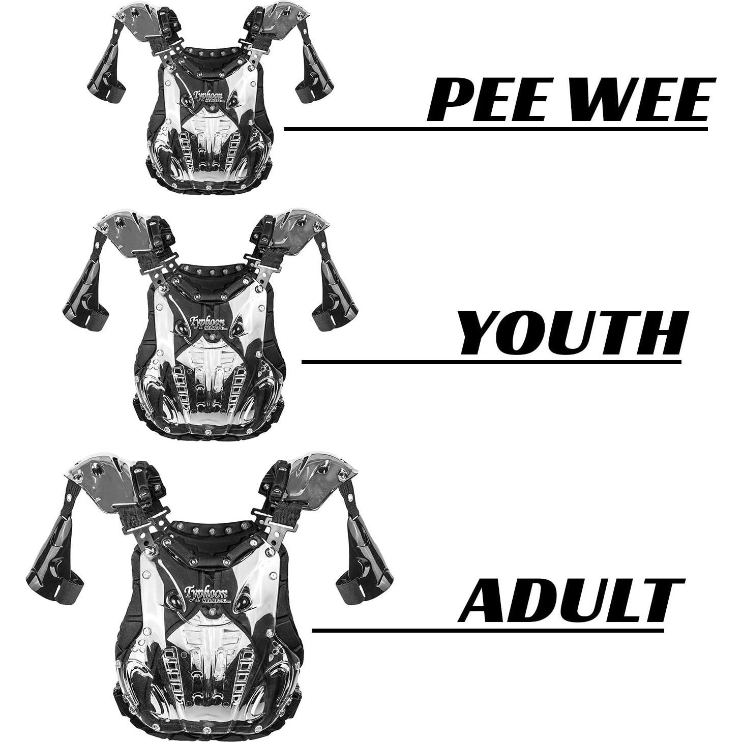 Protector de Pecho Typhoon Pee Wee para Motocross 22.7-34 kg