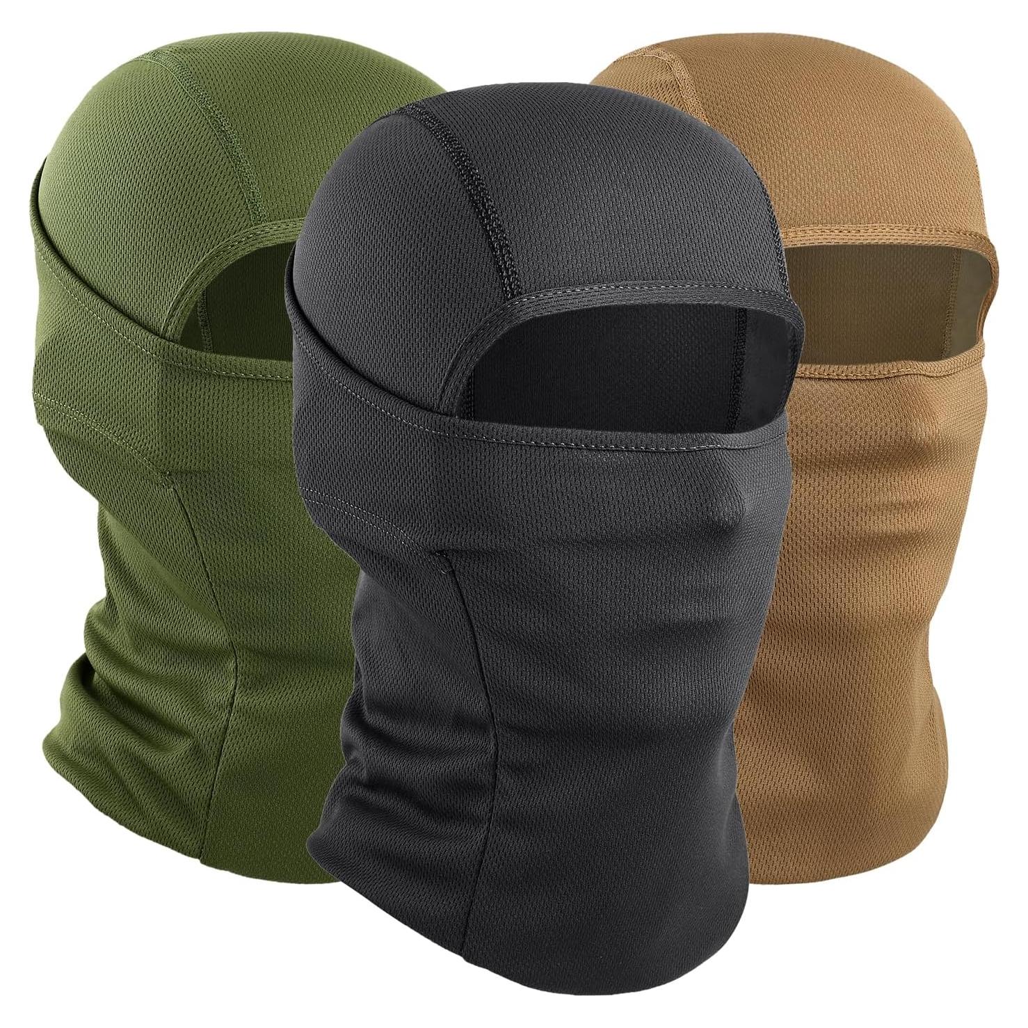 Paquete de 3 Máscaras Balaclava AXBXCX - Transpirables UV