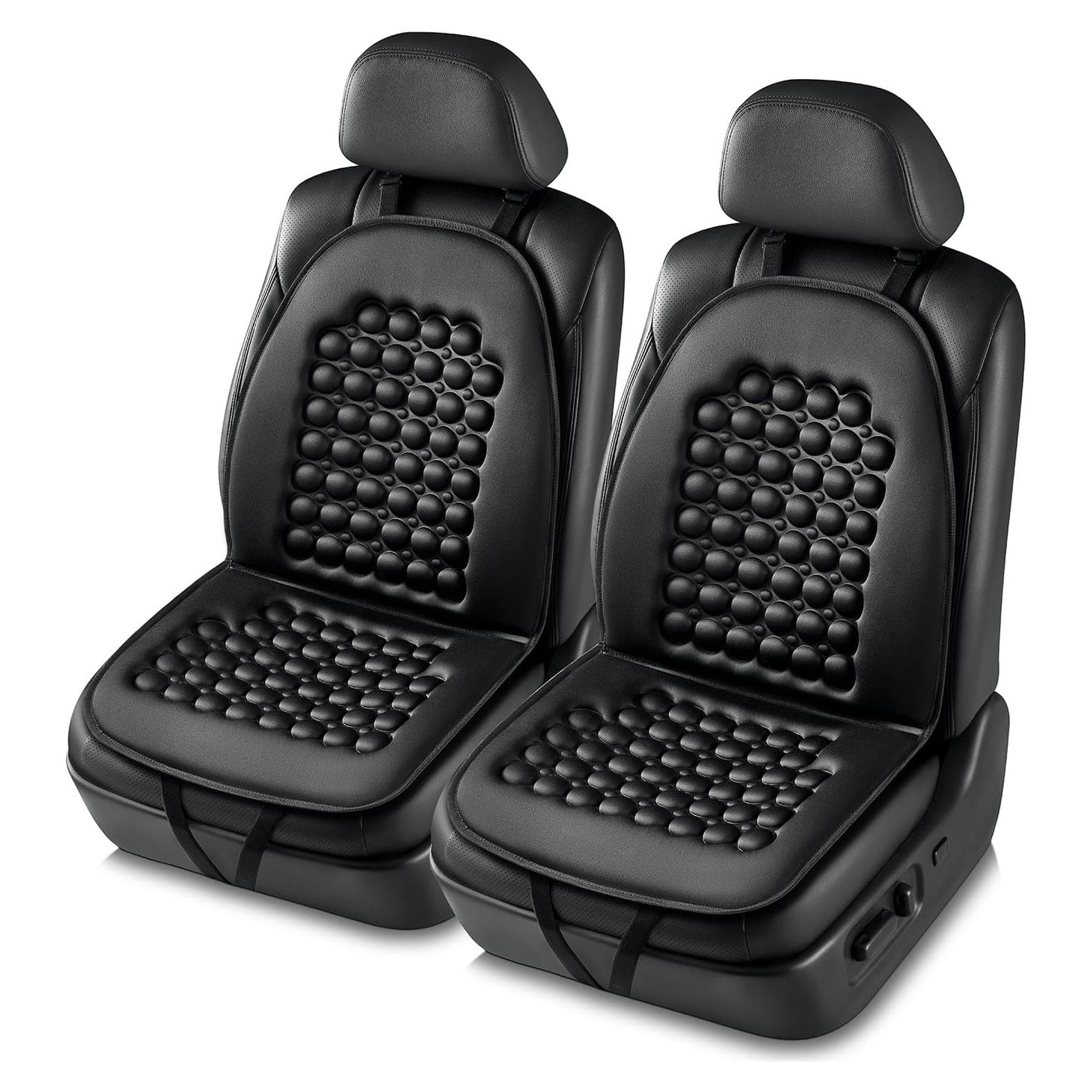 Funda de Asiento de Coche FREMONT AUTO con Masaje - 2PCS Negro