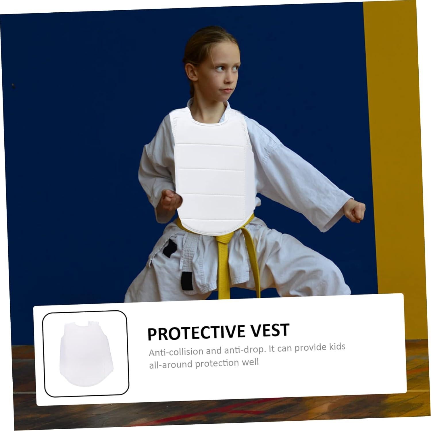 Chaleco Protector de Pecho GOOHOCHY para Niños - Boxeo y Taekwondo