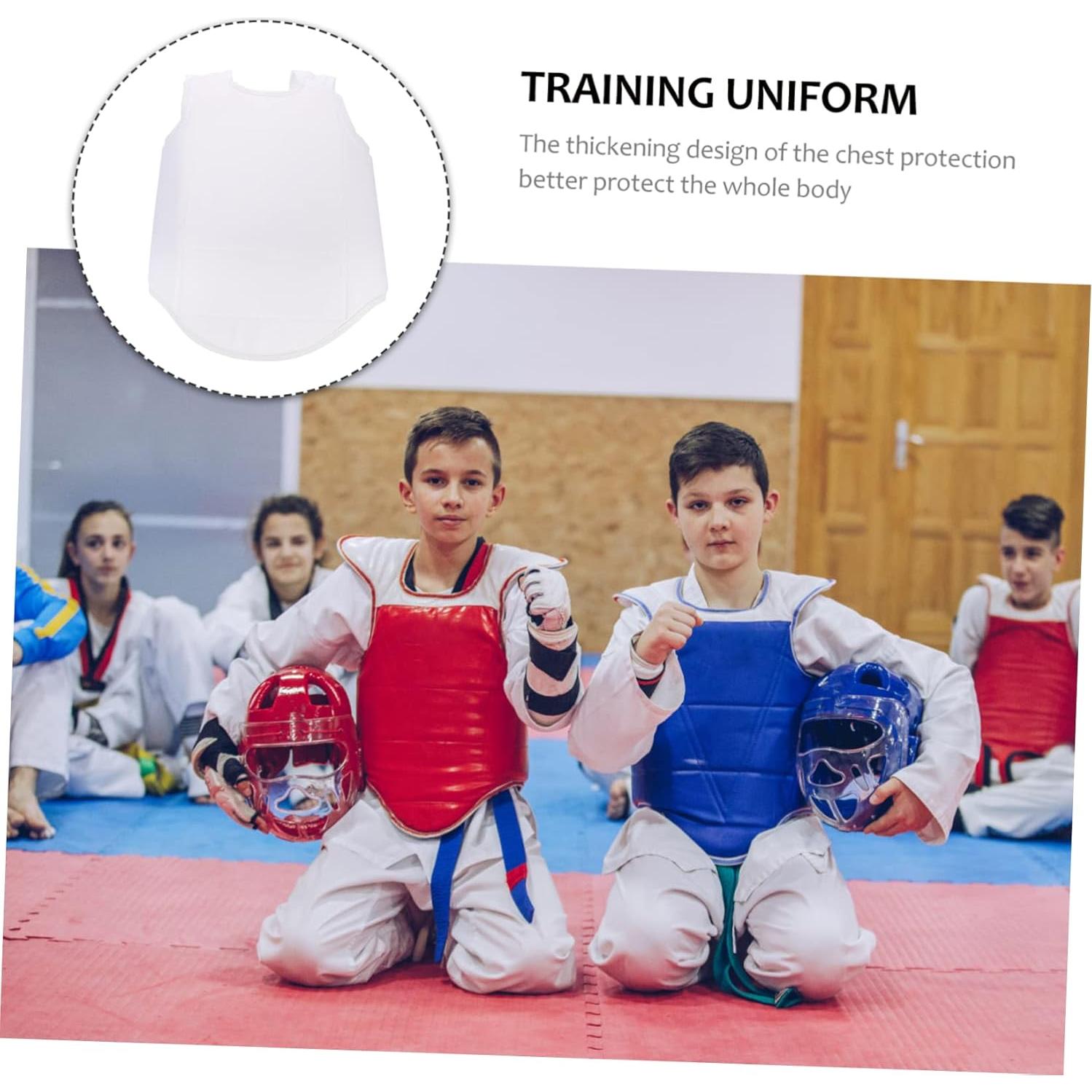 Chaleco Protector de Pecho GOOHOCHY para Niños - Boxeo y Taekwondo