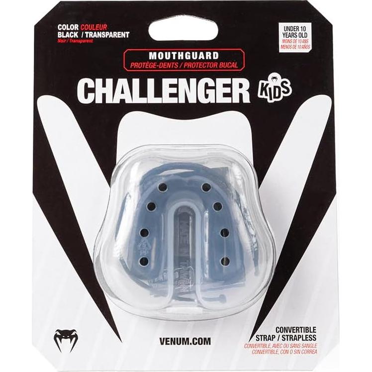 Protector Bucal Venum Challenger Niños - Negro Transparente