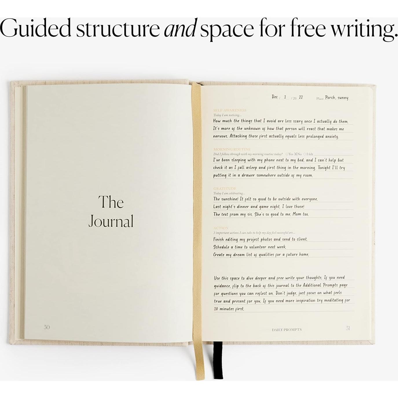 Diario de Mindfulness Intelligent Change Lino 12.7x20.3 cm