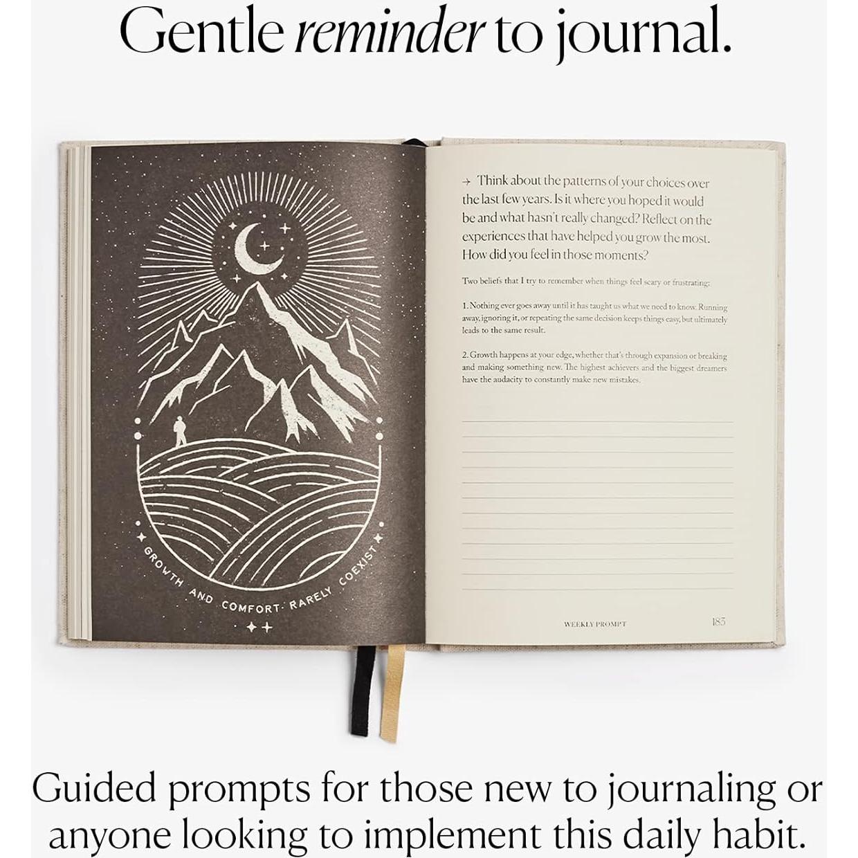 Diario de Mindfulness Intelligent Change Lino 12.7x20.3 cm