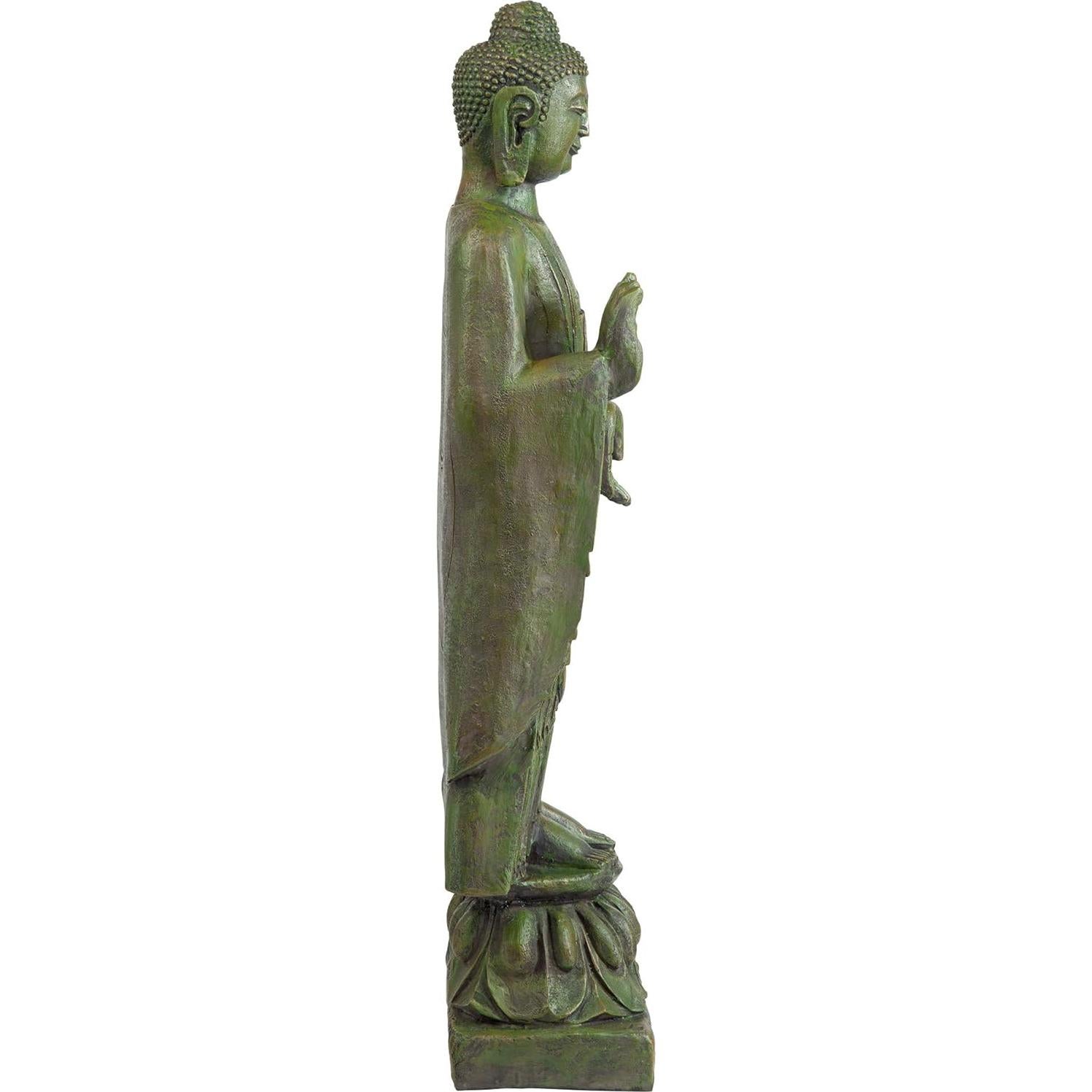 Estatua de Jardín Buda Iluminado Design Toscano 101.6 cm Resina