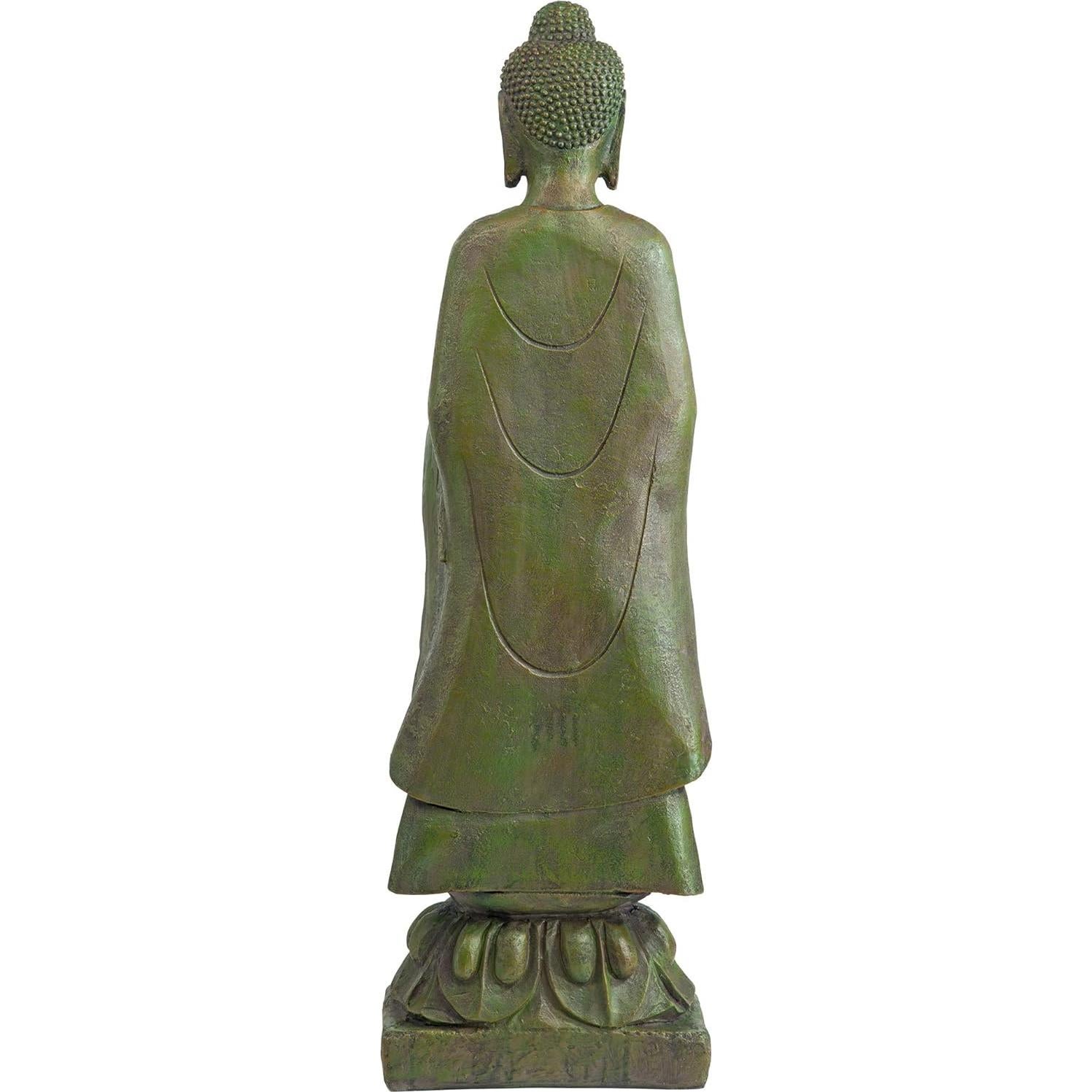 Estatua de Jardín Buda Iluminado Design Toscano 101.6 cm Resina