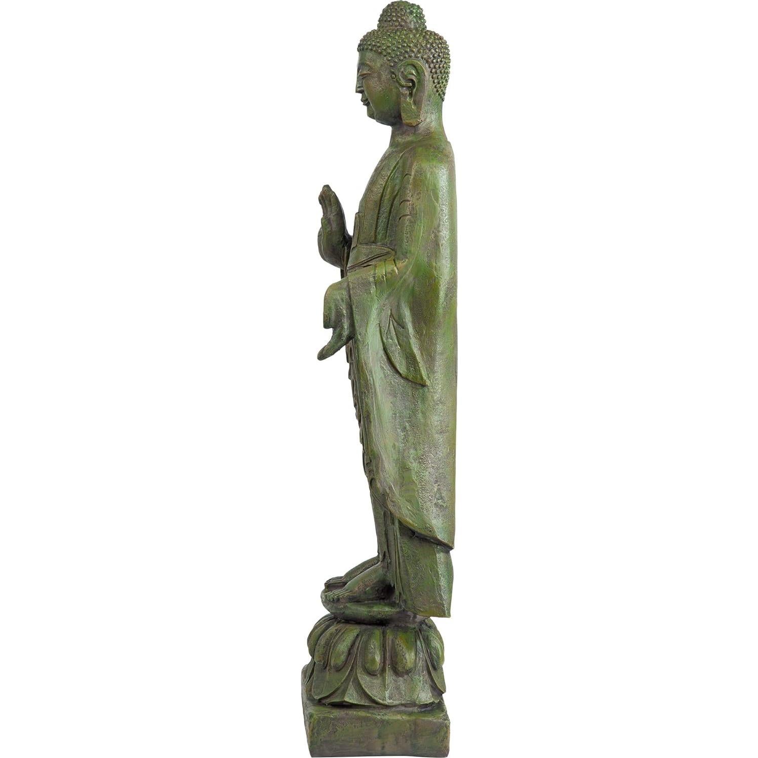 Estatua de Jardín Buda Iluminado Design Toscano 101.6 cm Resina