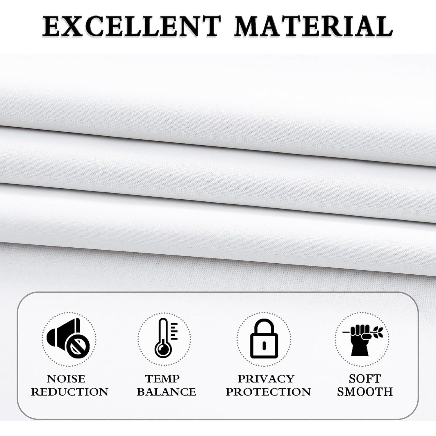 Cortinas Opacas DONREN 30x30 cm para Cocina - 2 Paneles