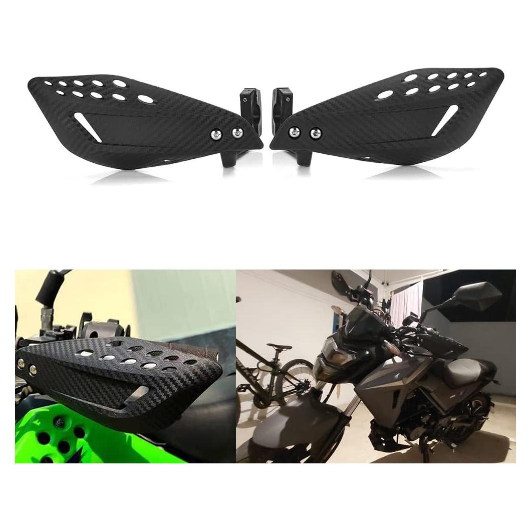 Guardabarros Kucehiup Universal 7/8" (22mm) Negro Fibra Carbono